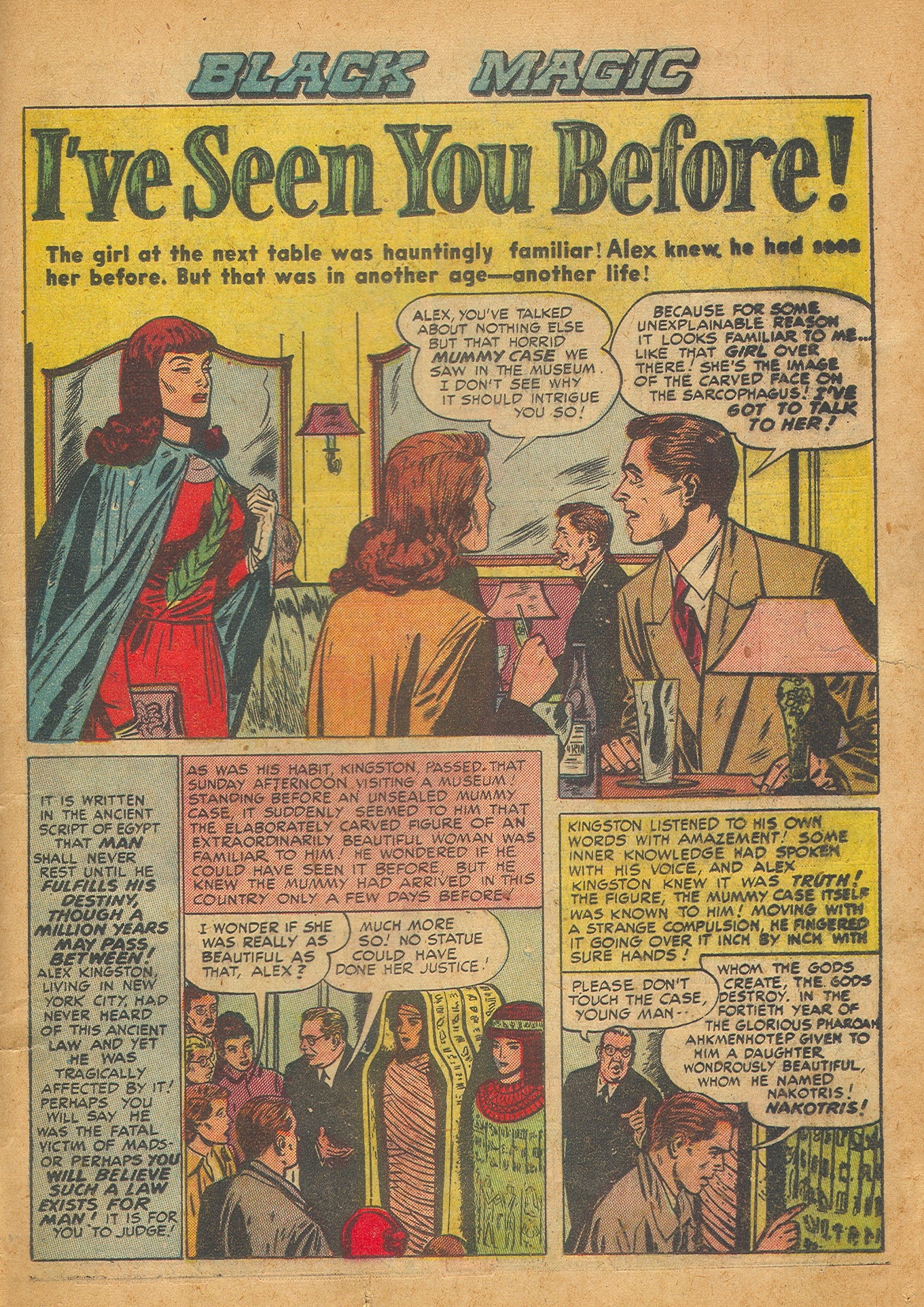 Read online Black Magic (1950) comic -  Issue #2 - 33
