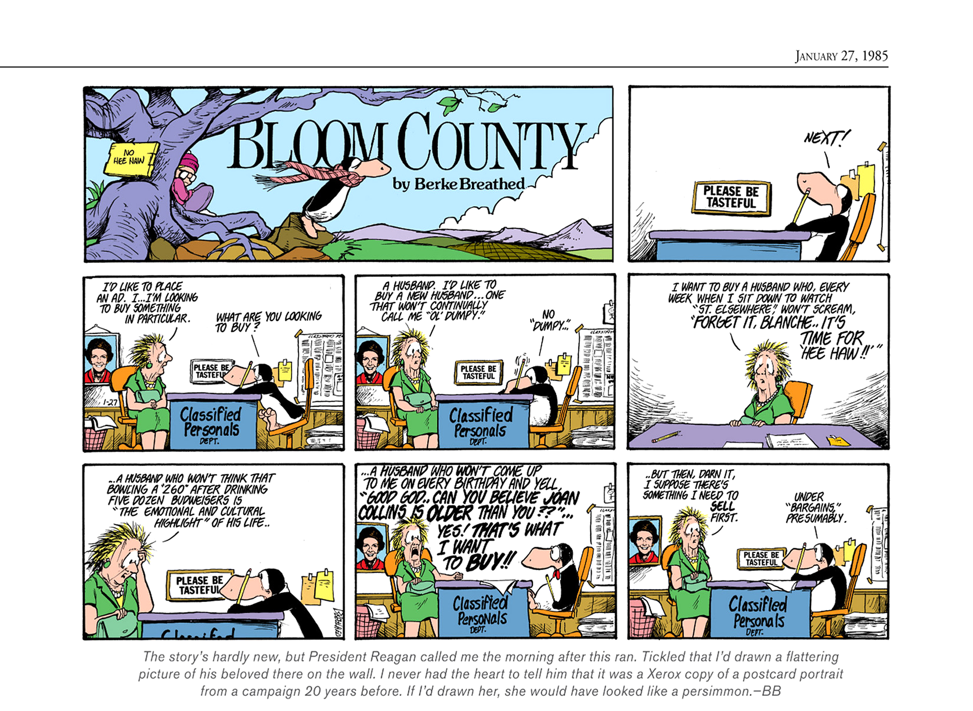 Read online The Bloom County Digital Library comic -  Issue # TPB 5 (Part 1) - 35