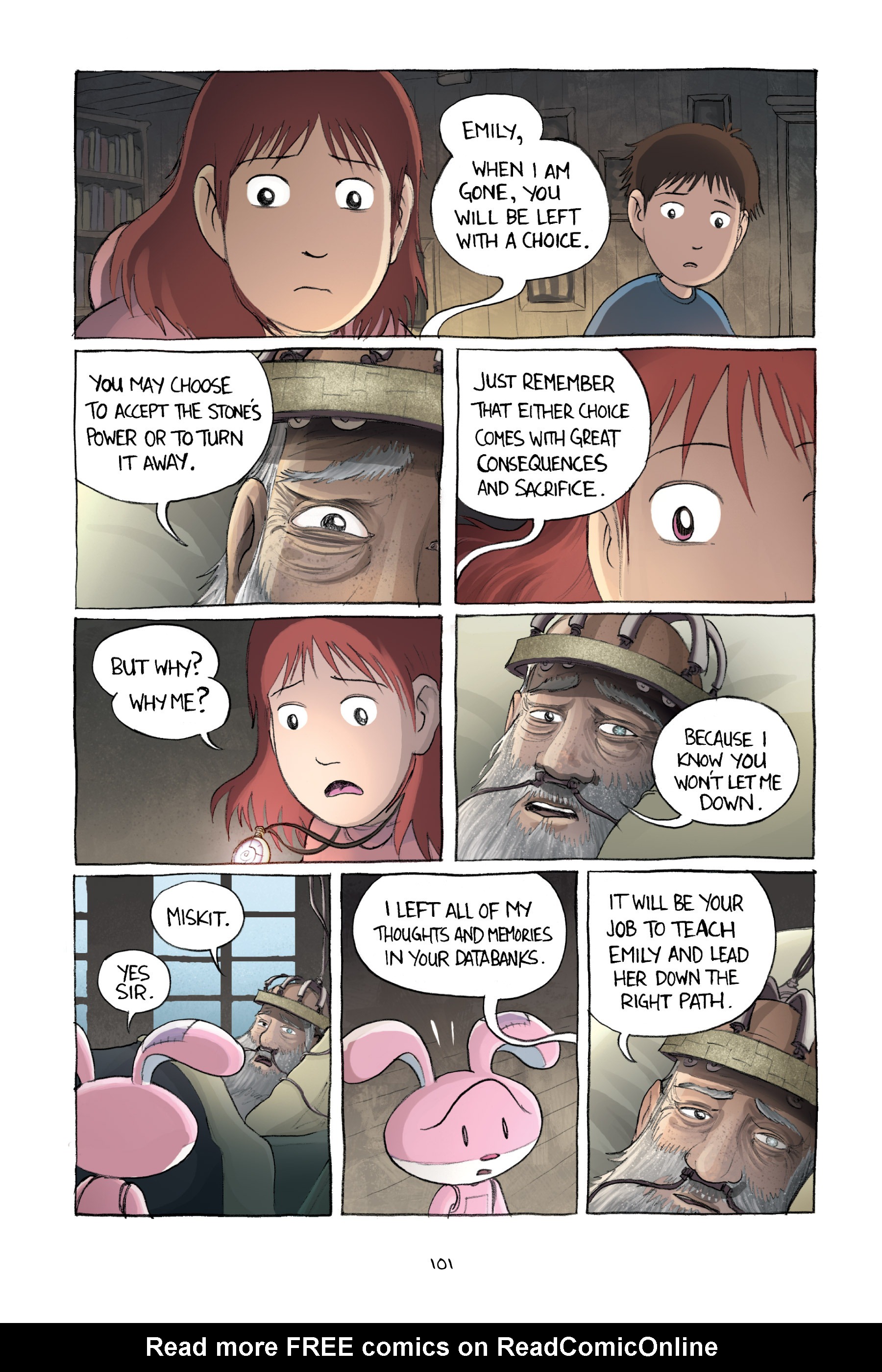 Read online Amulet comic -  Issue #1 - 105