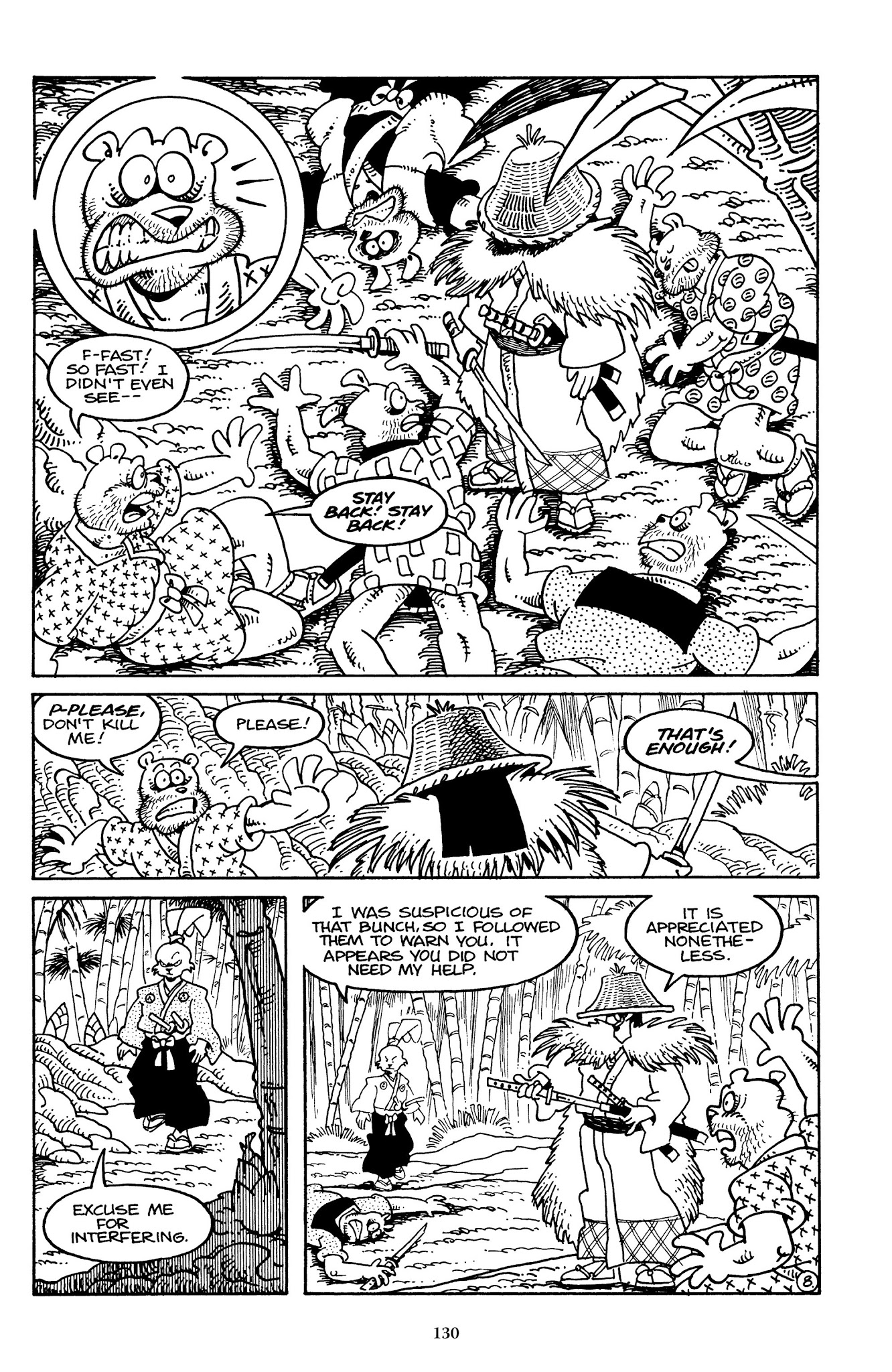 Read online The Usagi Yojimbo Saga comic -  Issue # TPB 2 - 130