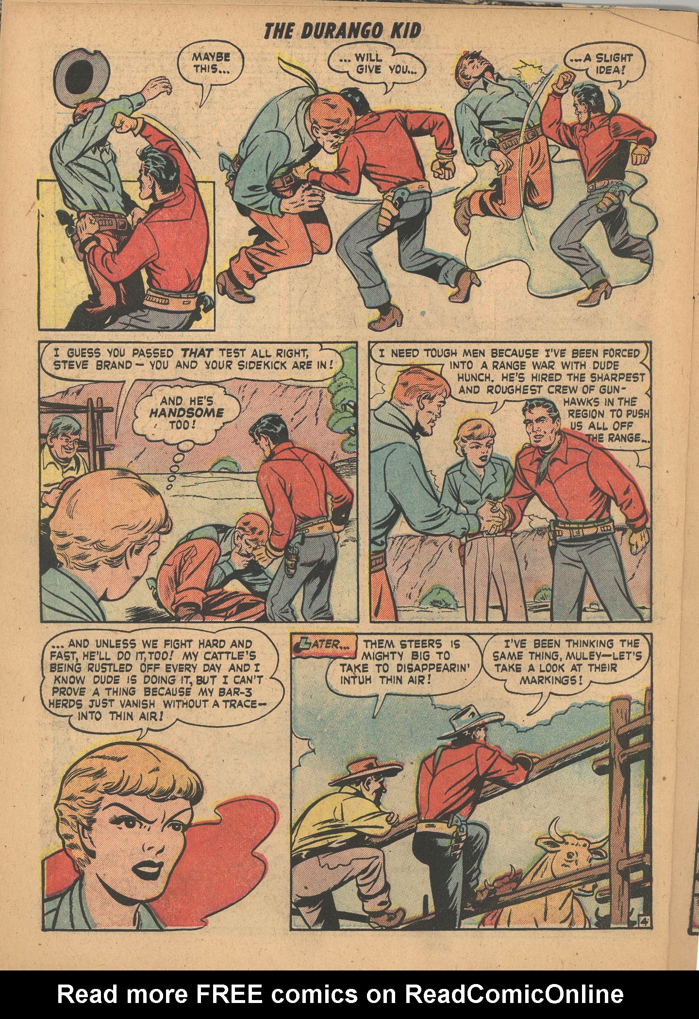 Read online Charles Starrett as The Durango Kid comic -  Issue #2 - 6
