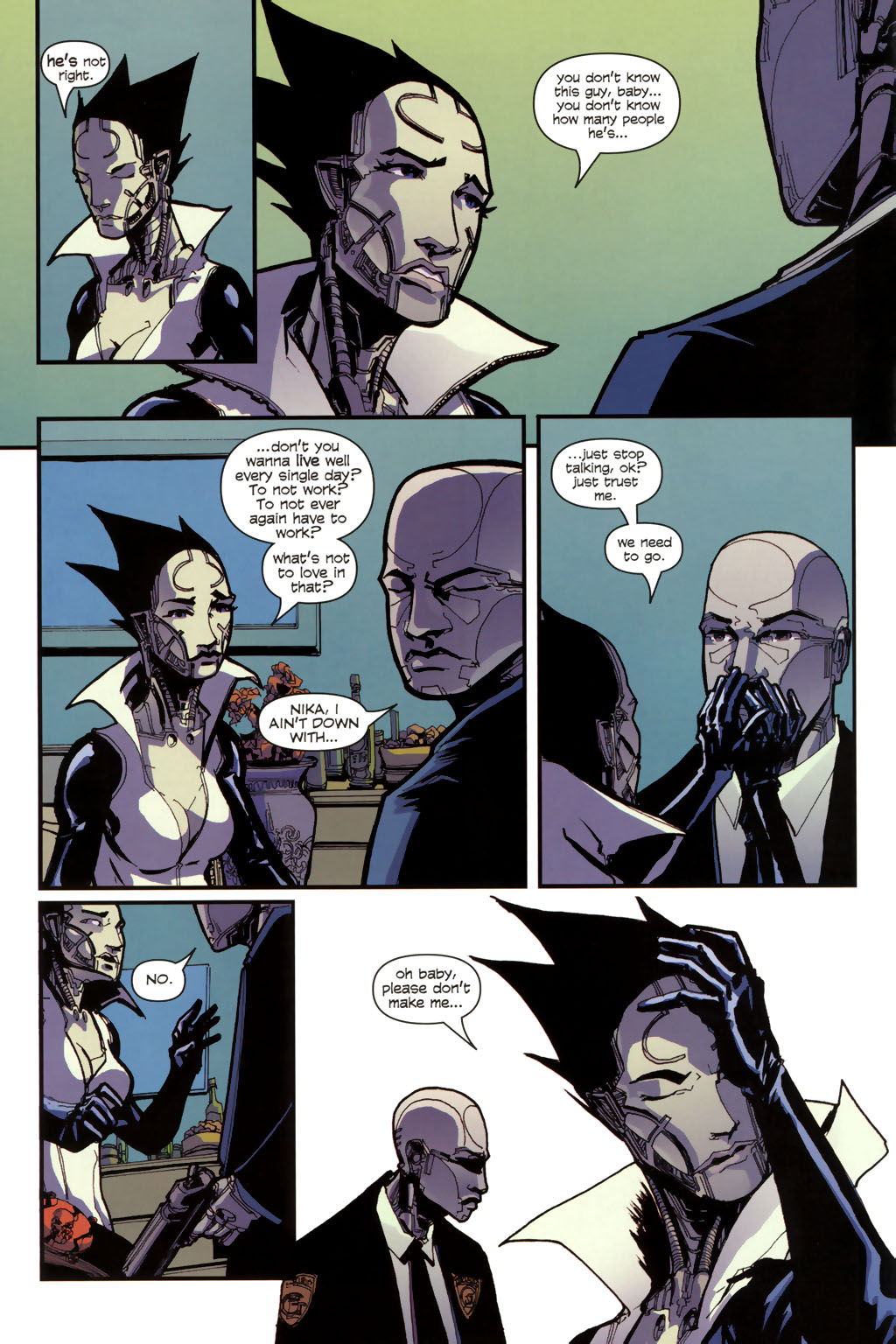 Read online NYC Mech: beta LOVE comic -  Issue #6 - 12