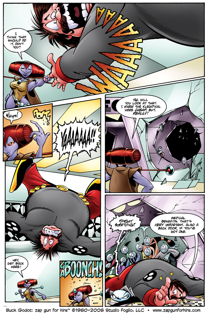 Read online Buck Godot - Zap Gun For Hire comic -  Issue #5 - 14