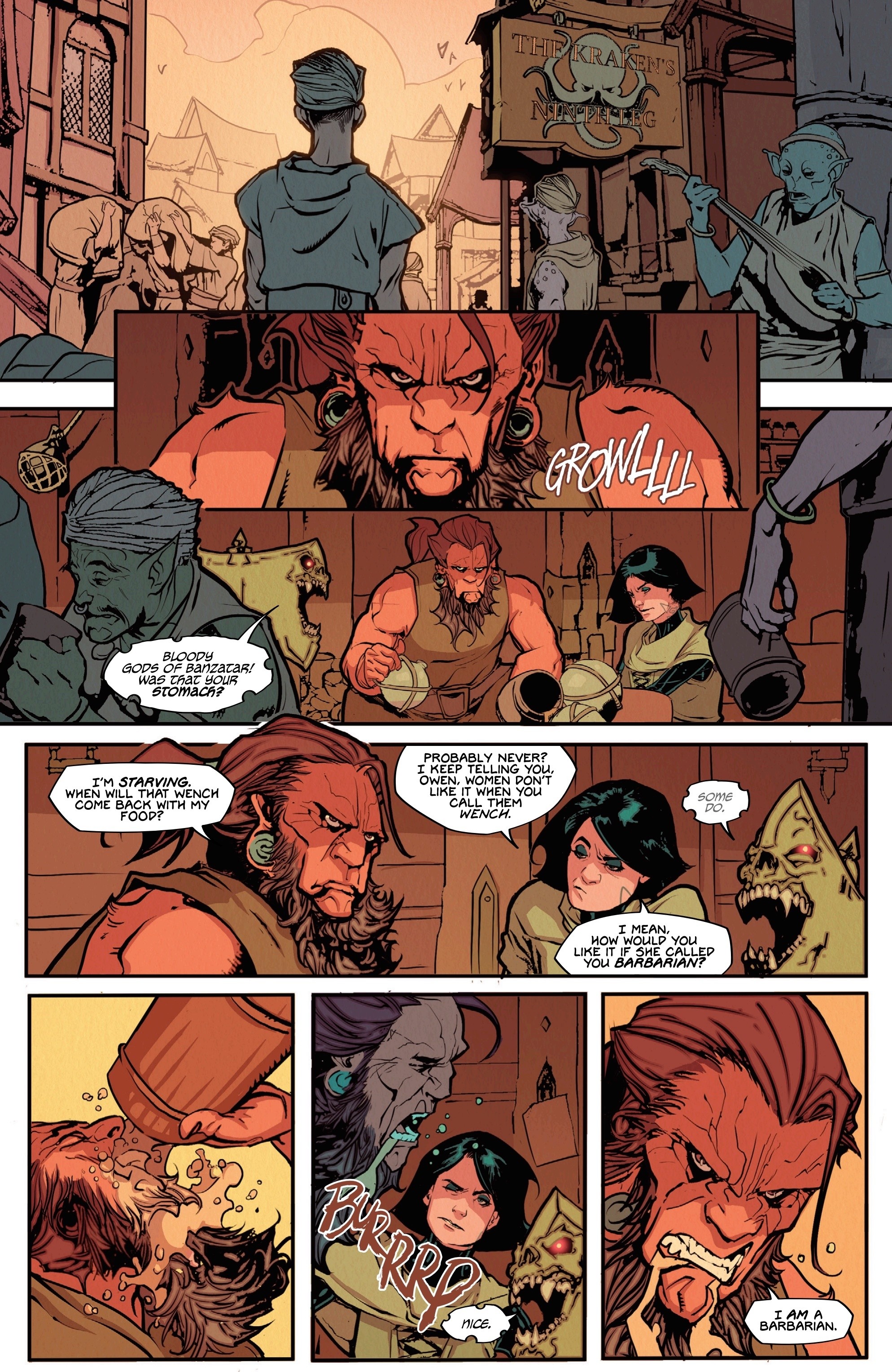 Read online Barbaric: Wrong Kind of Righteous comic -  Issue # Full - 3