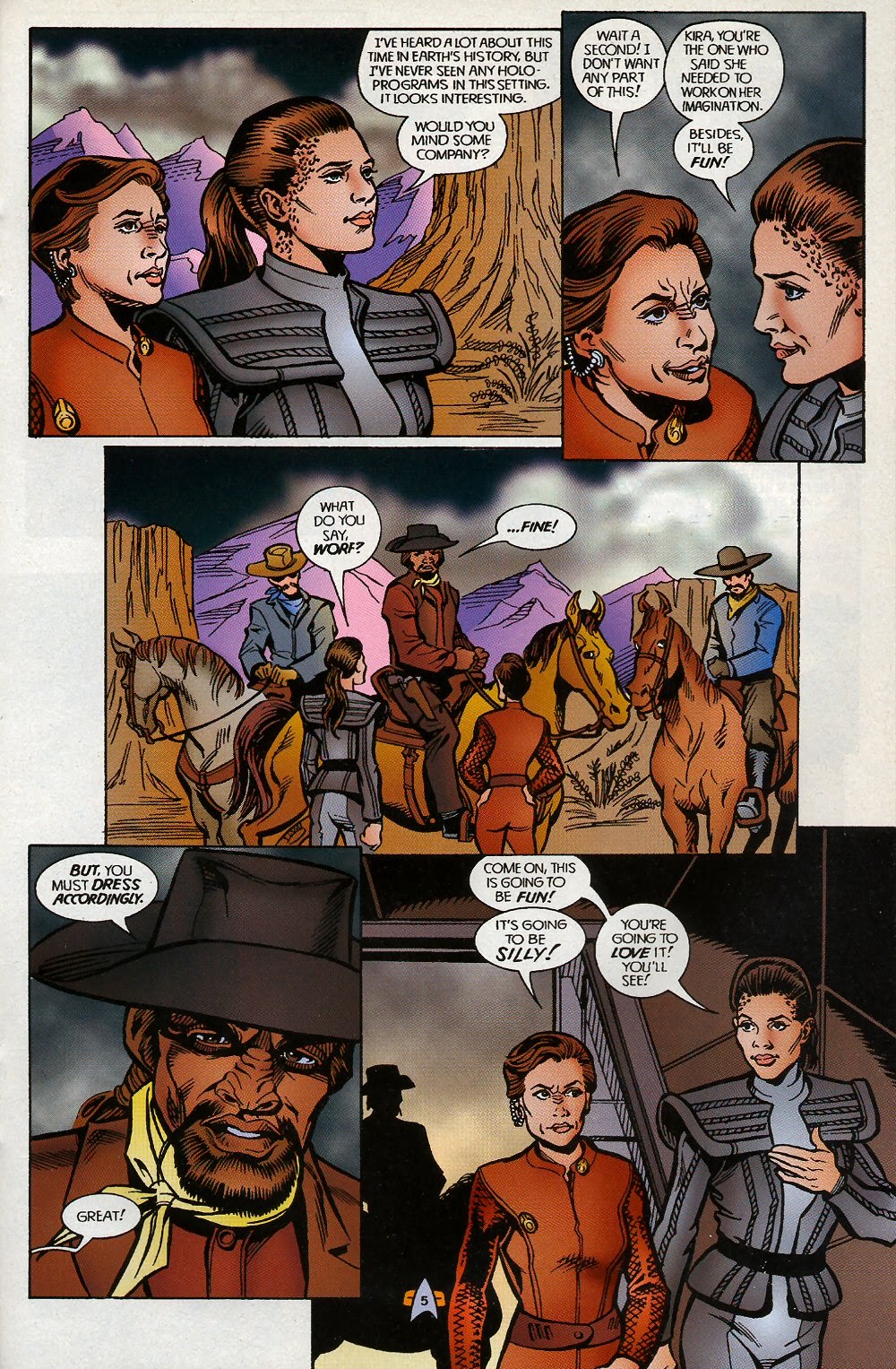 Read online Star Trek: Deep Space Nine: Worf Special comic -  Issue # Full - 35