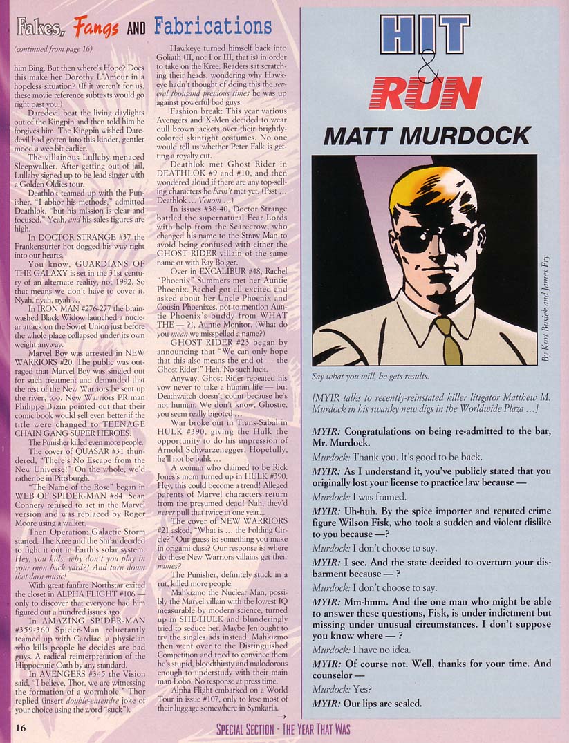 Read online Marvel: The Year-in-Review comic -  Issue #4 - 18