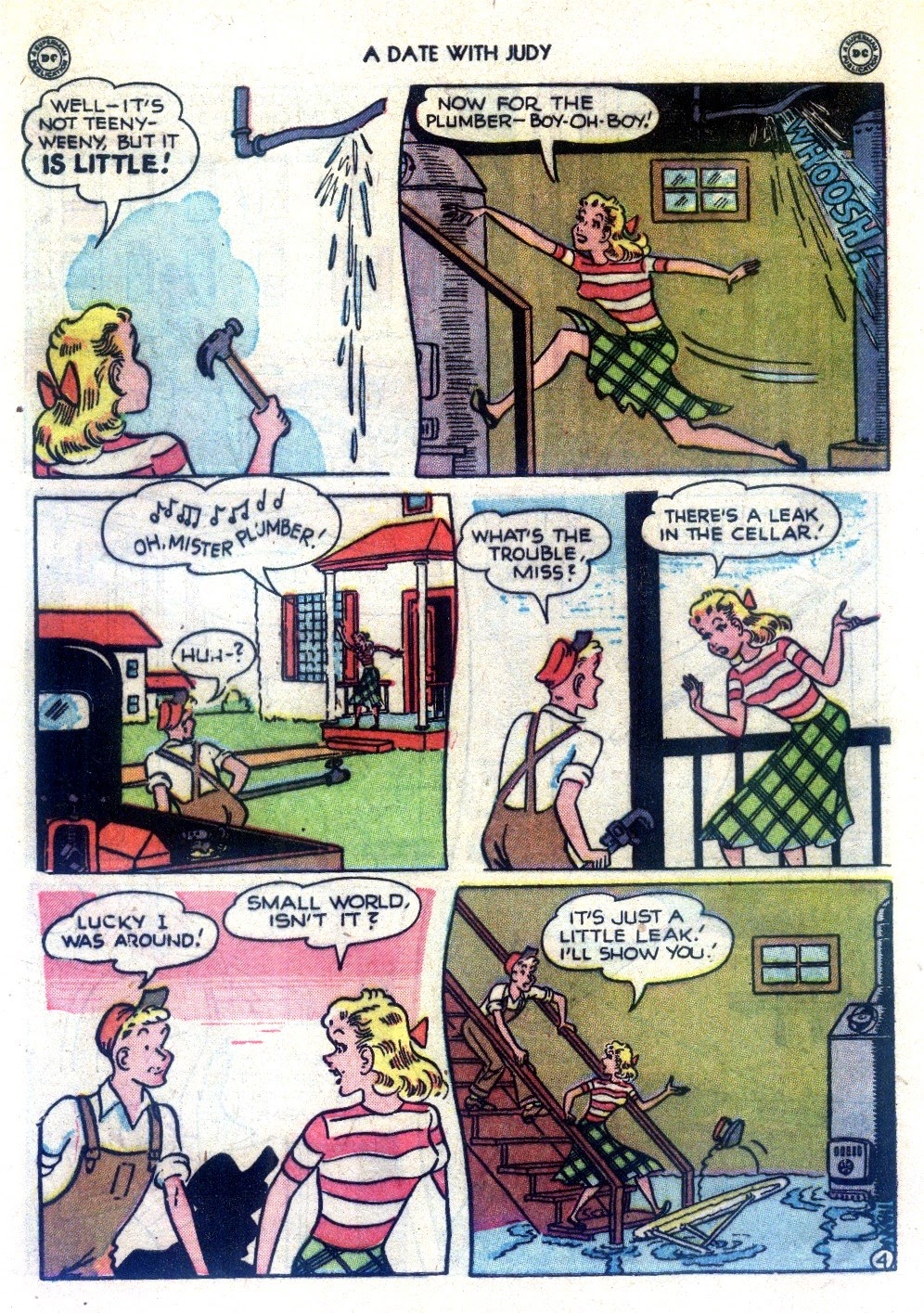 Read online A Date with Judy comic -  Issue #8 - 6