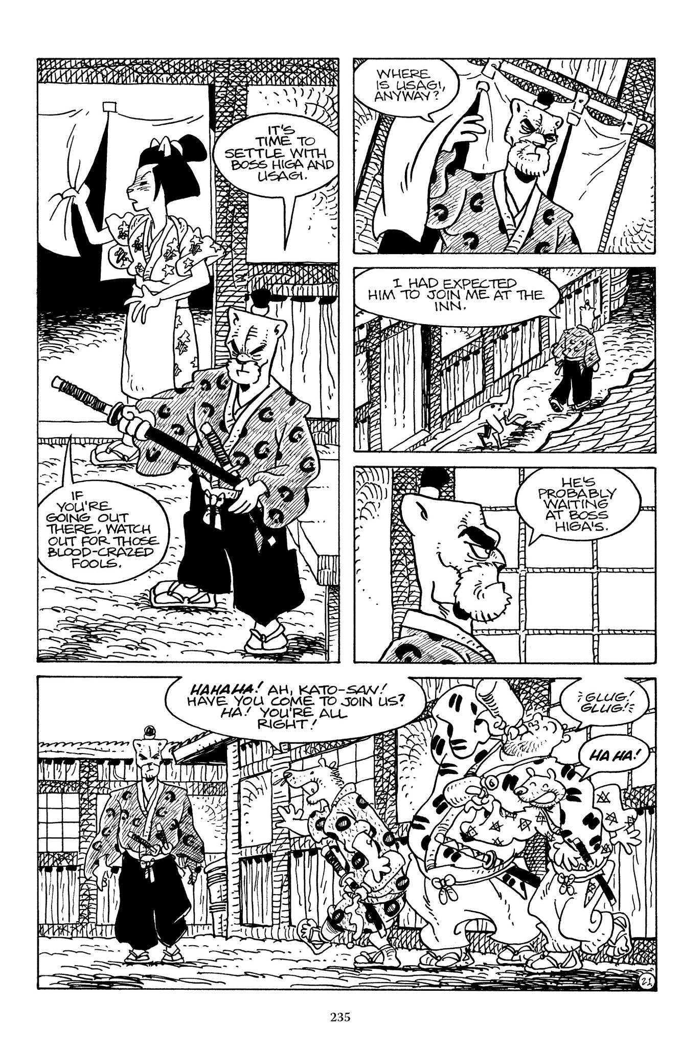 Read online The Usagi Yojimbo Saga comic -  Issue # TPB 7 - 230