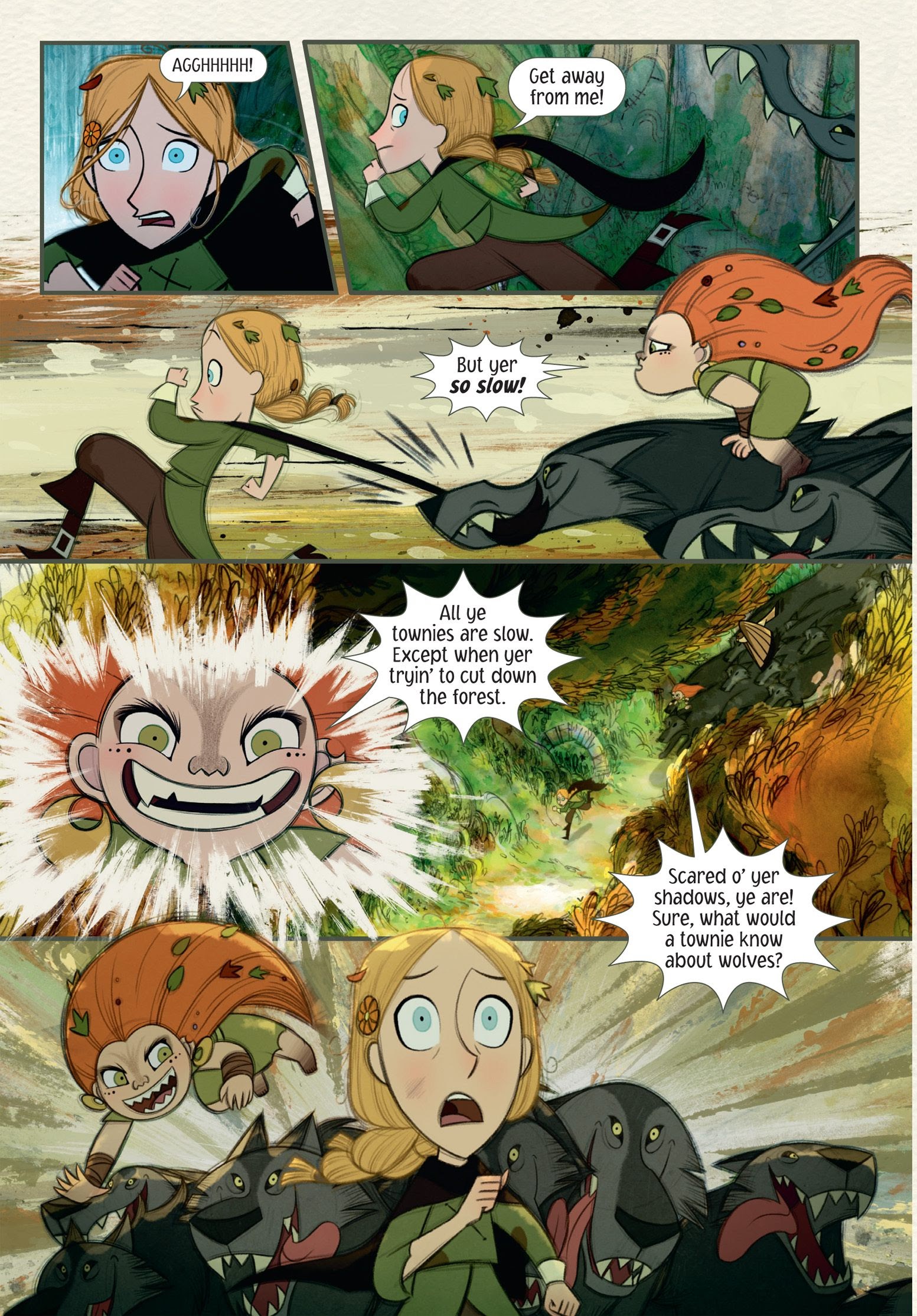 Read online Wolfwalkers: The Graphic Novel comic -  Issue # TPB (Part 1) - 93