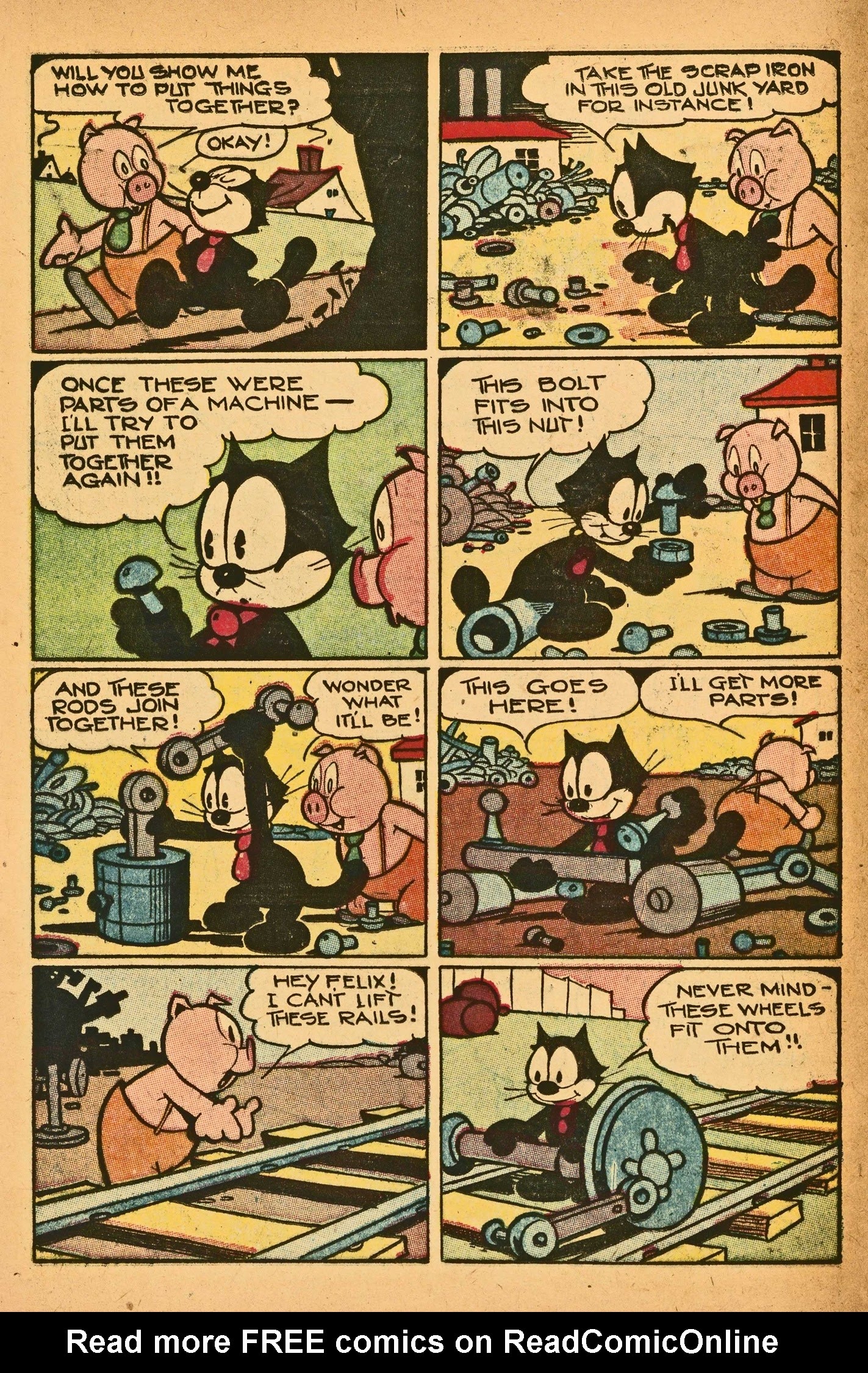 Read online Felix the Cat (1951) comic -  Issue #41 - 14