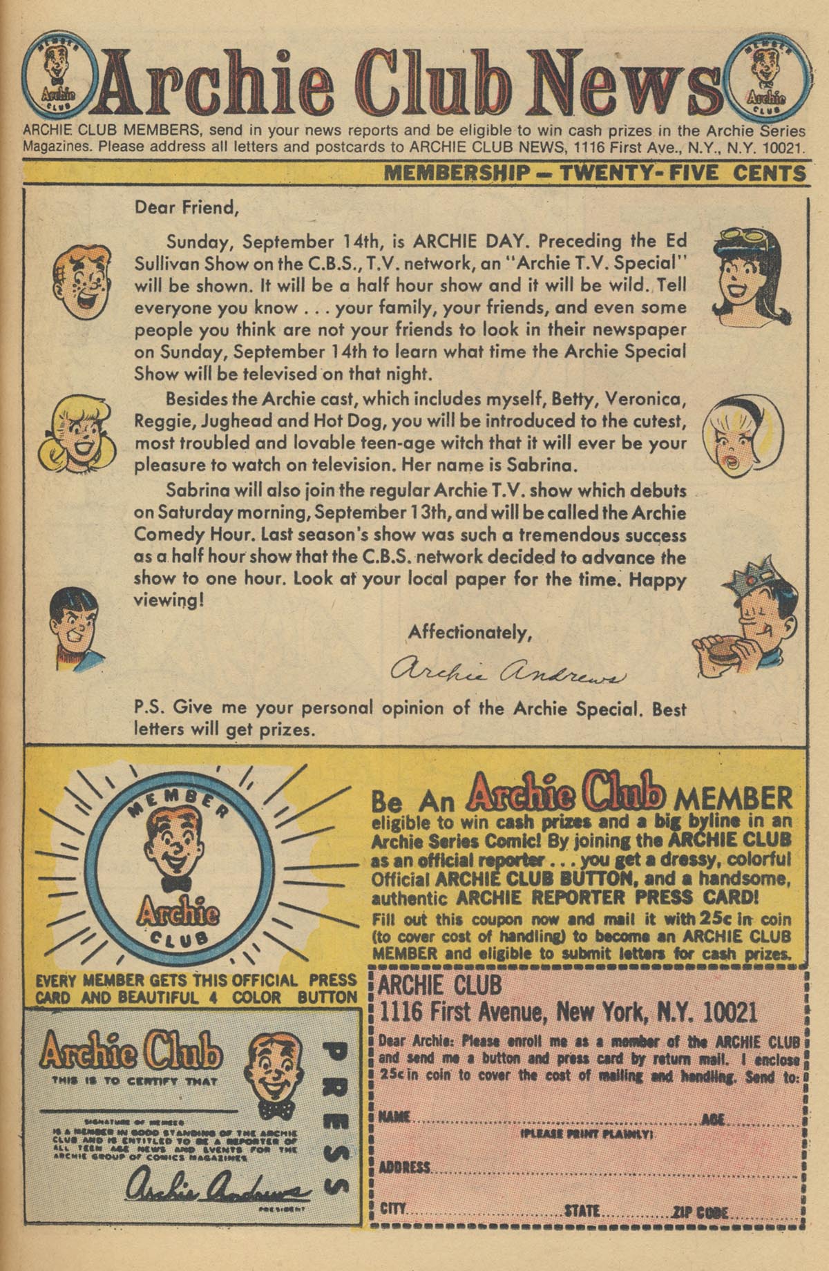 Read online Jughead's Jokes comic -  Issue #15 - 37