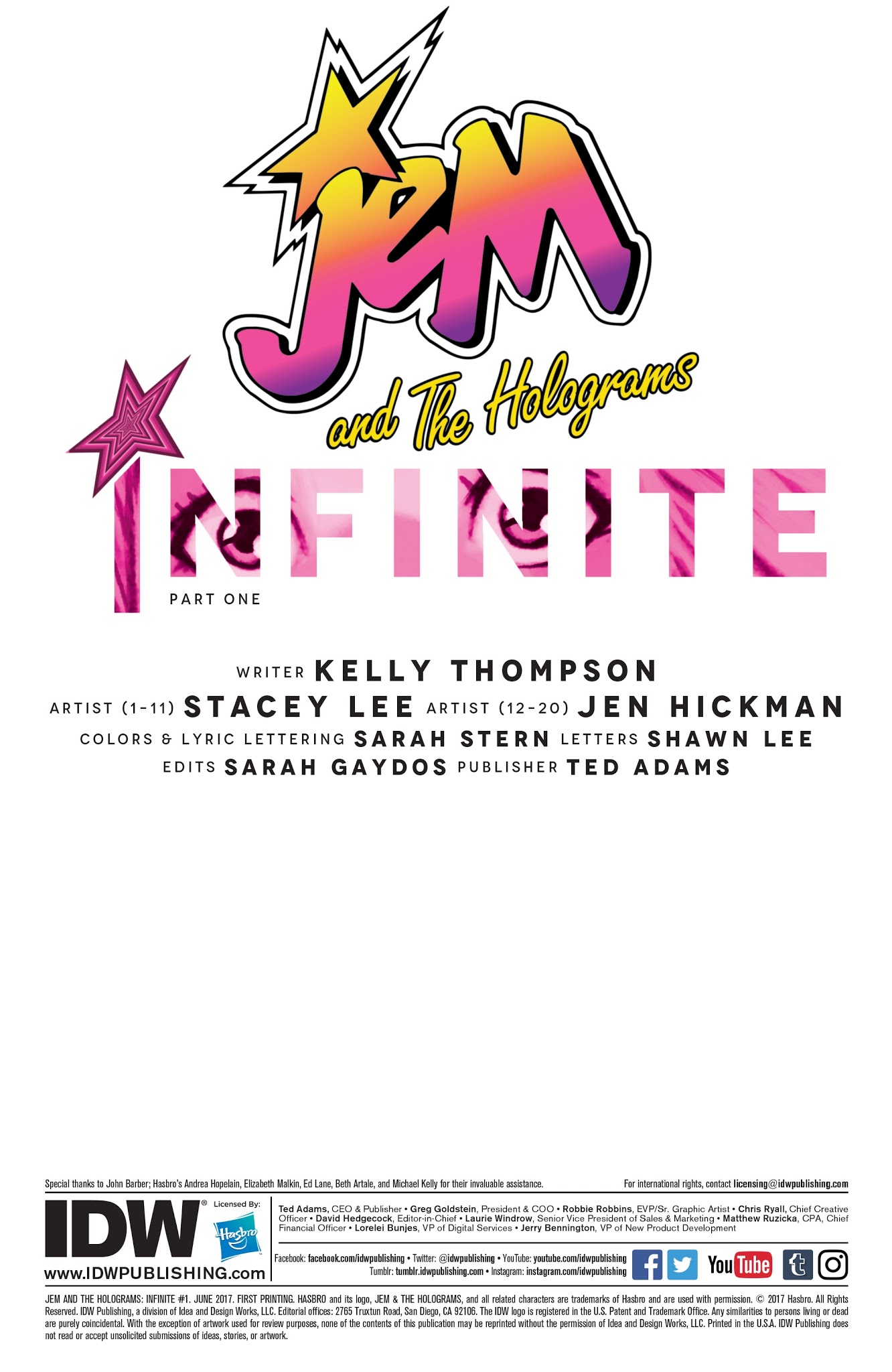 Read online Jem and the Holograms: Infinite comic -  Issue #1 - 2