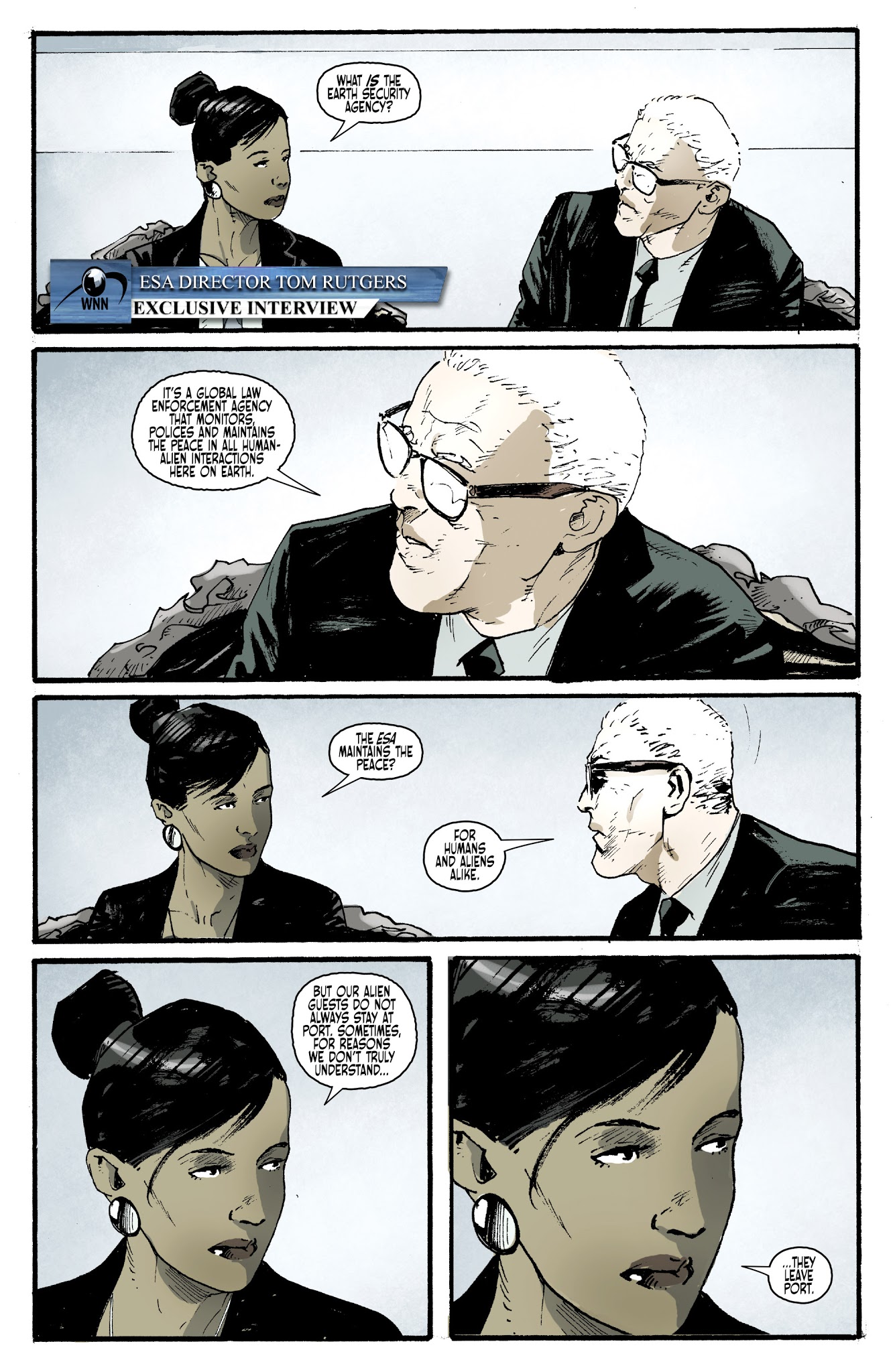 Read online Port of Earth comic -  Issue #5 - 4
