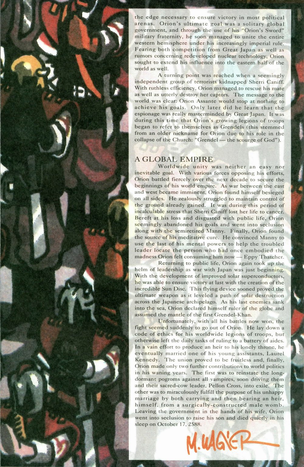 Read online Grendel: War Child comic -  Issue #8 - 28