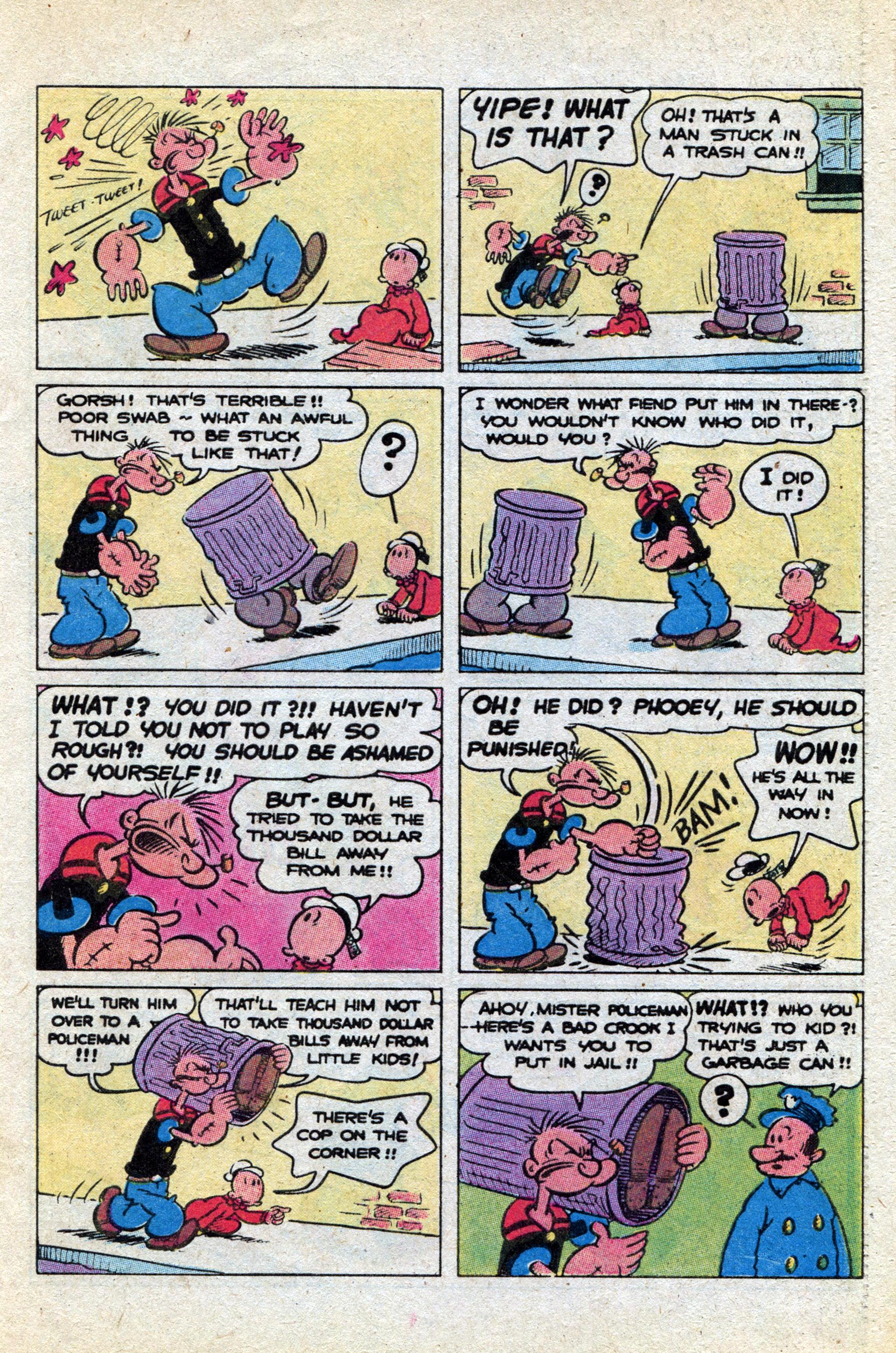 Read online Popeye (1948) comic -  Issue #167 - 33