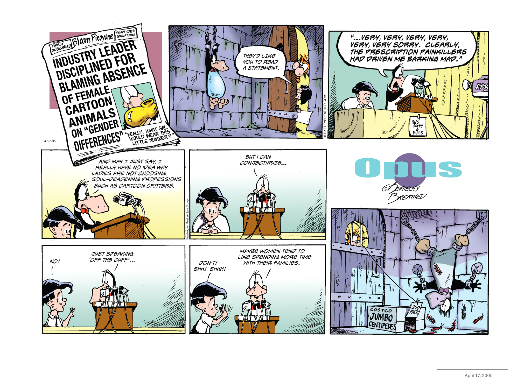 Read online Opus Complete Sunday Strips From 2003-2008 comic -  Issue # TPB (Part 1) - 80
