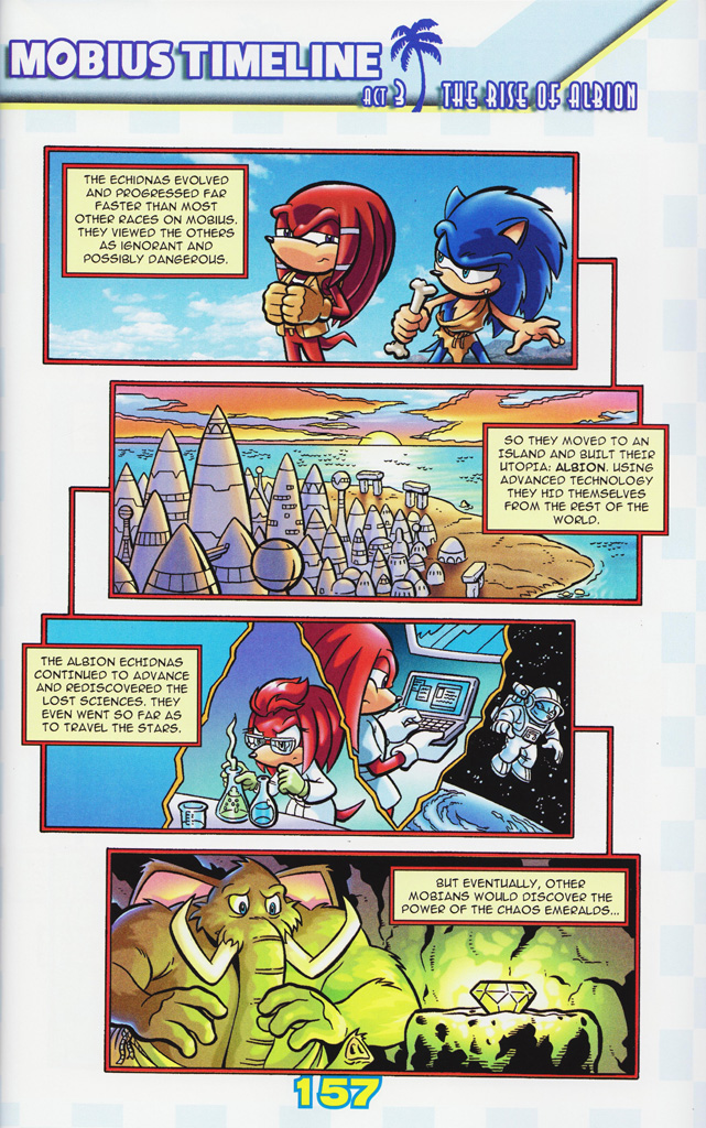 Read online Sonic the Hedgehog: The Complete Sonic Comic Encyclopedia comic -  Issue # TPB - 159
