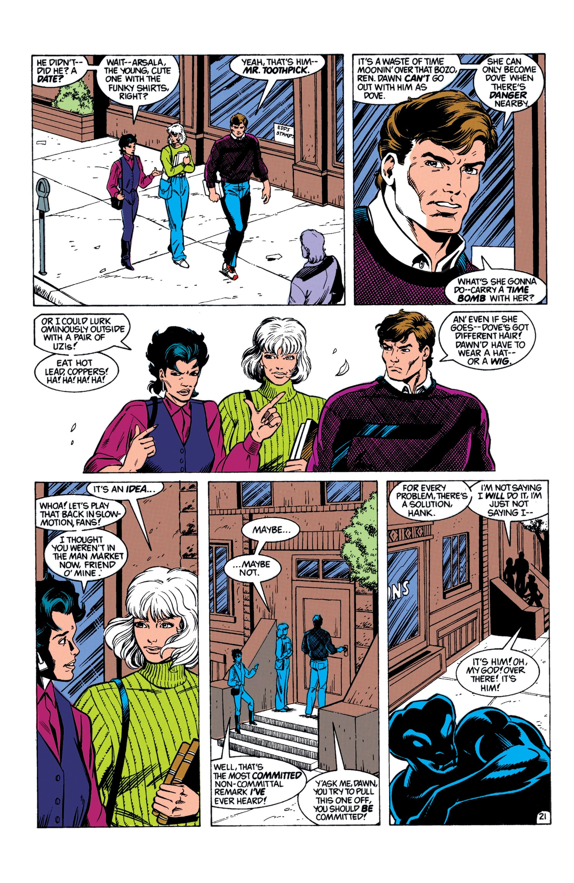 Read online Hawk and Dove (1989) comic -  Issue #8 - 22