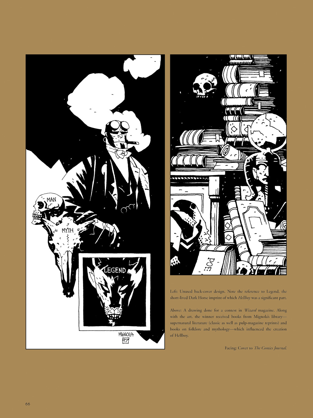 Read online The Art of Hellboy comic -  Issue # TPB - 67