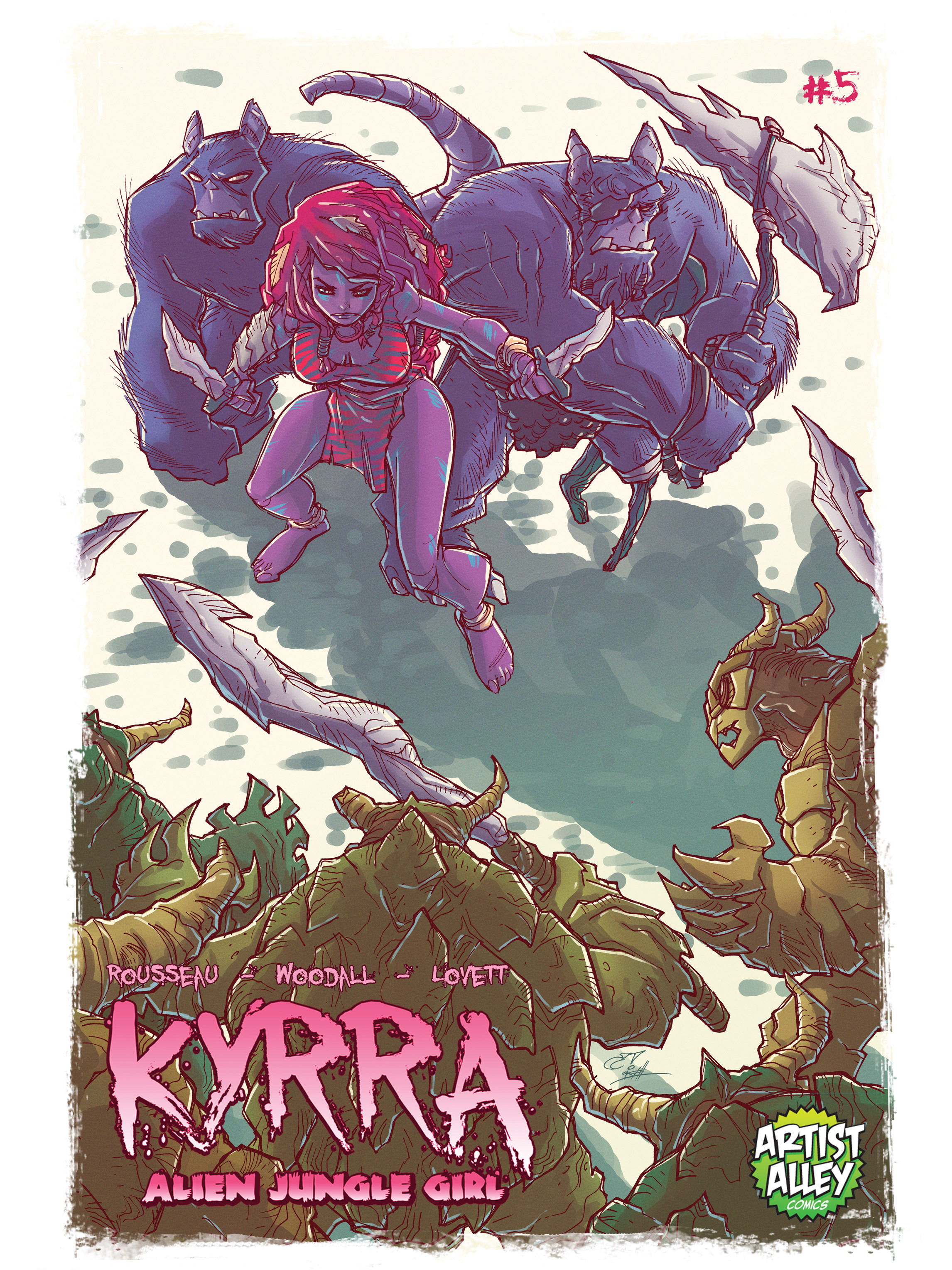 Read online Kyrra: Alien Jungle Girl comic -  Issue #5 - 1