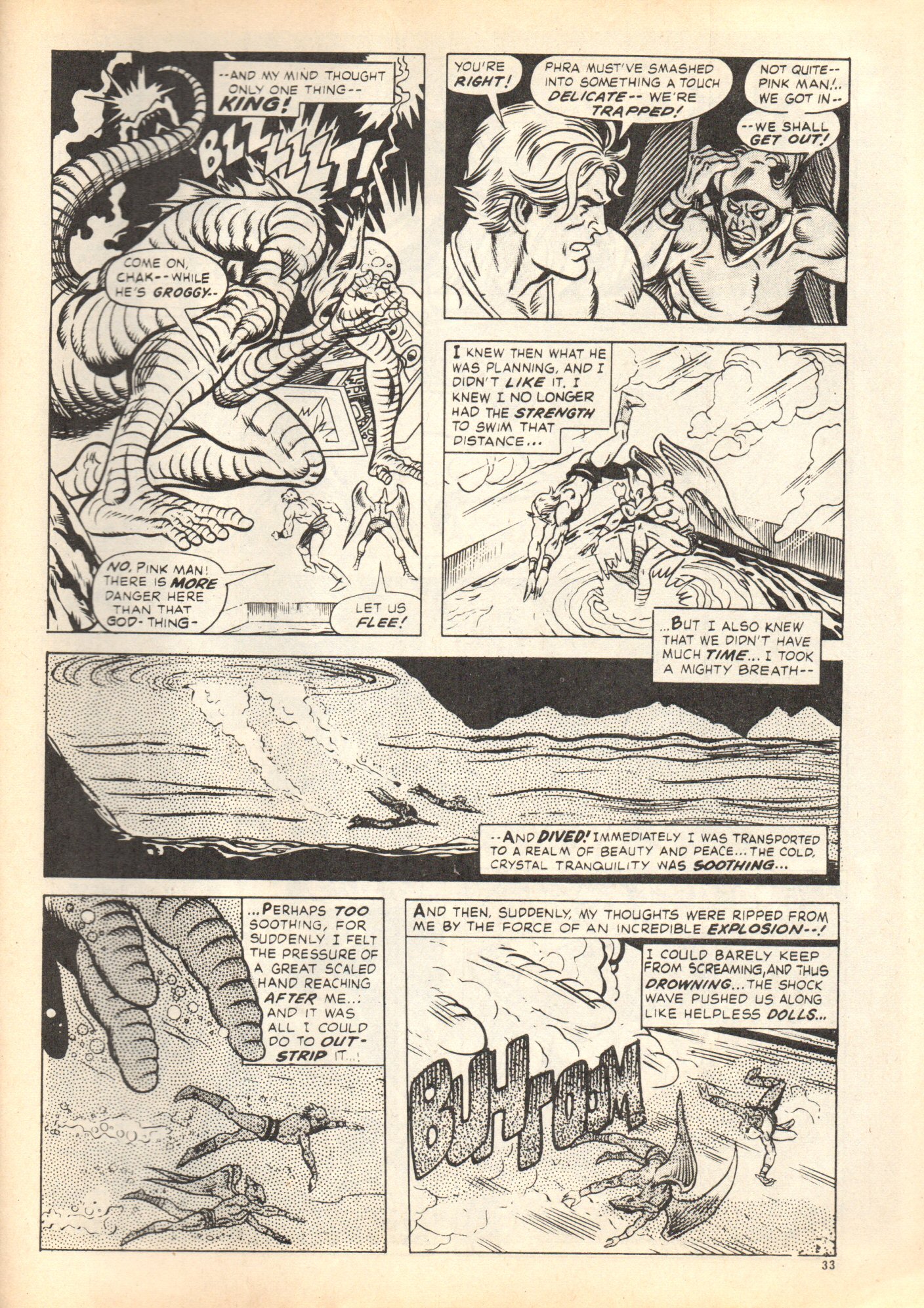 Read online Planet of the Apes (1974) comic -  Issue #4 - 33