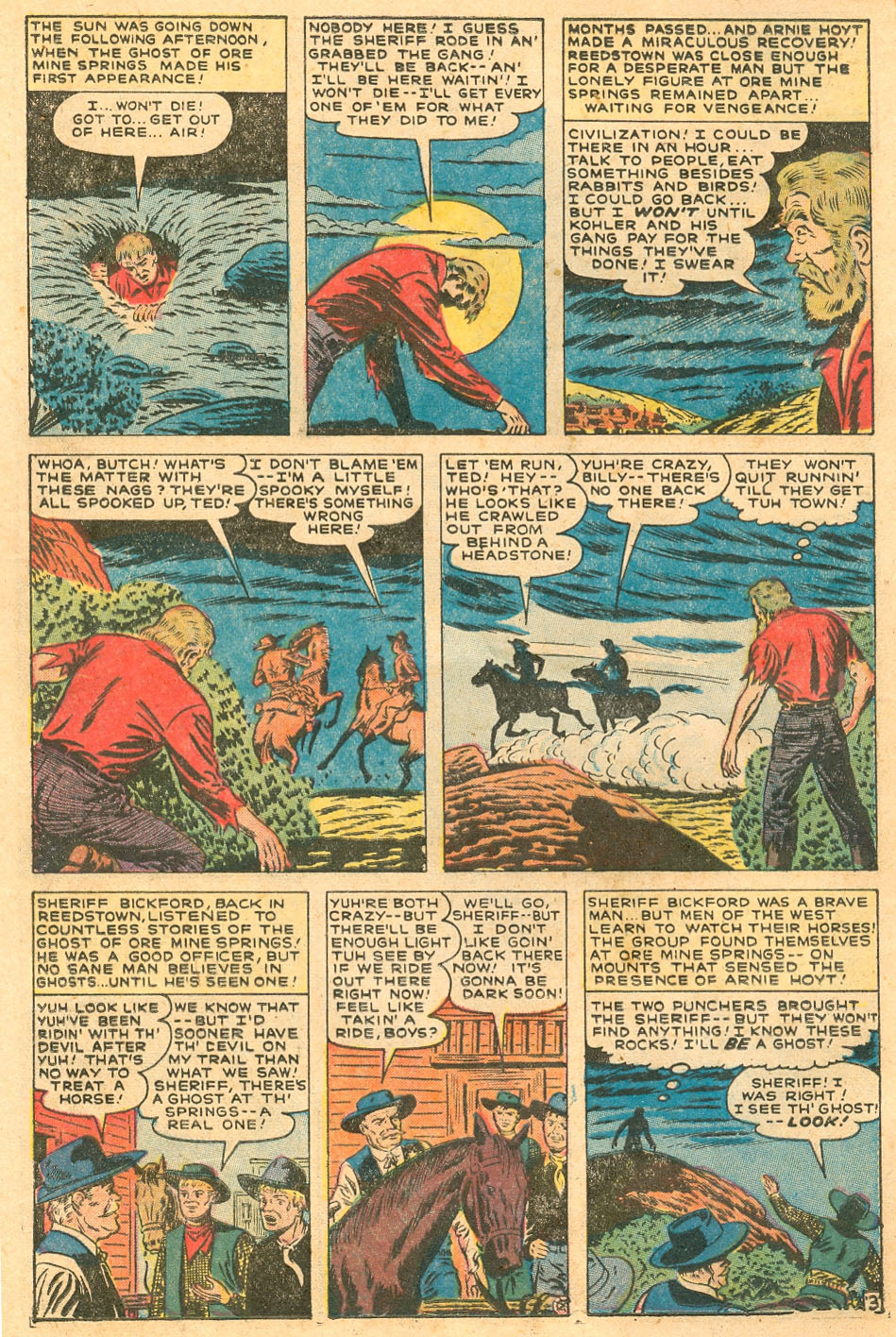Read online Western Thrillers (1954) comic -  Issue #4 - 14