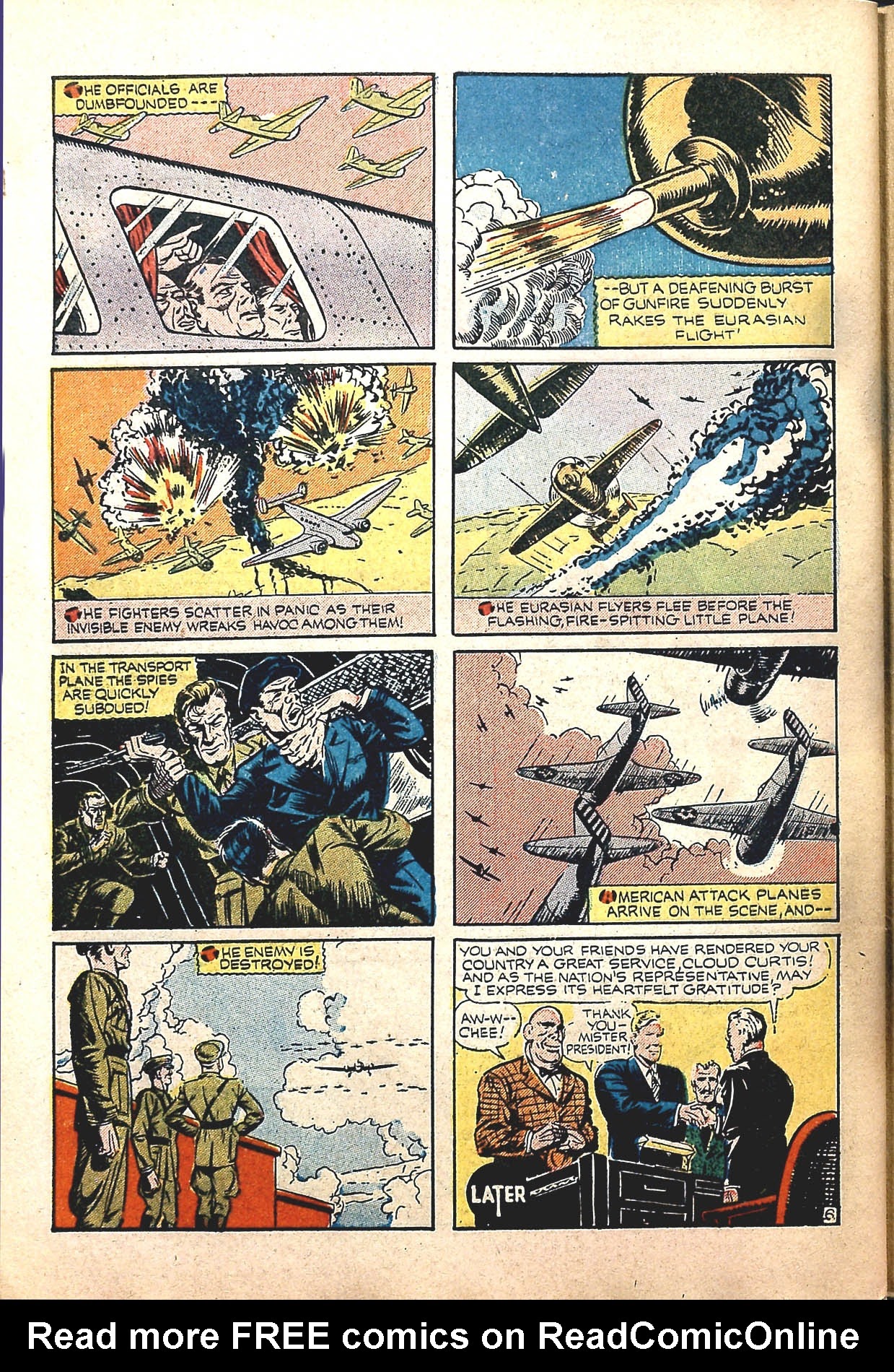 Read online Captain Battle Comics comic -  Issue #3 - 43