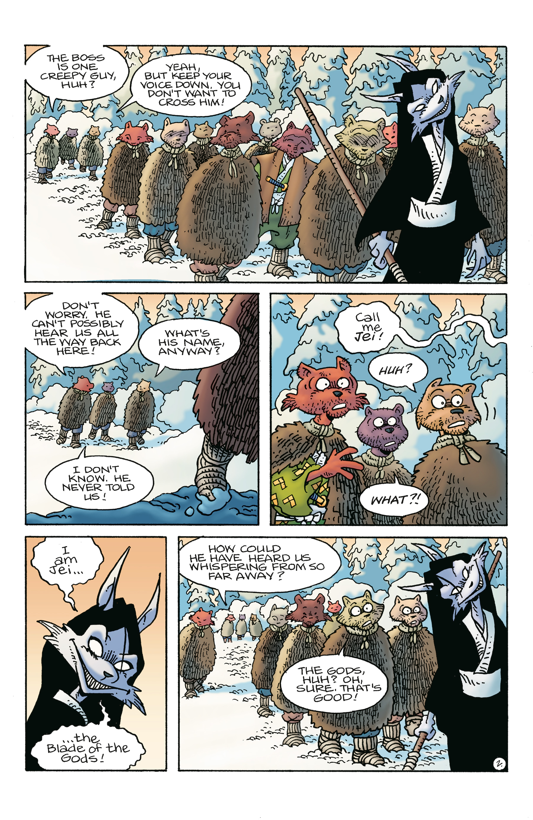 Read online Usagi Yojimbo: Ice and Snow comic -  Issue #3 - 4