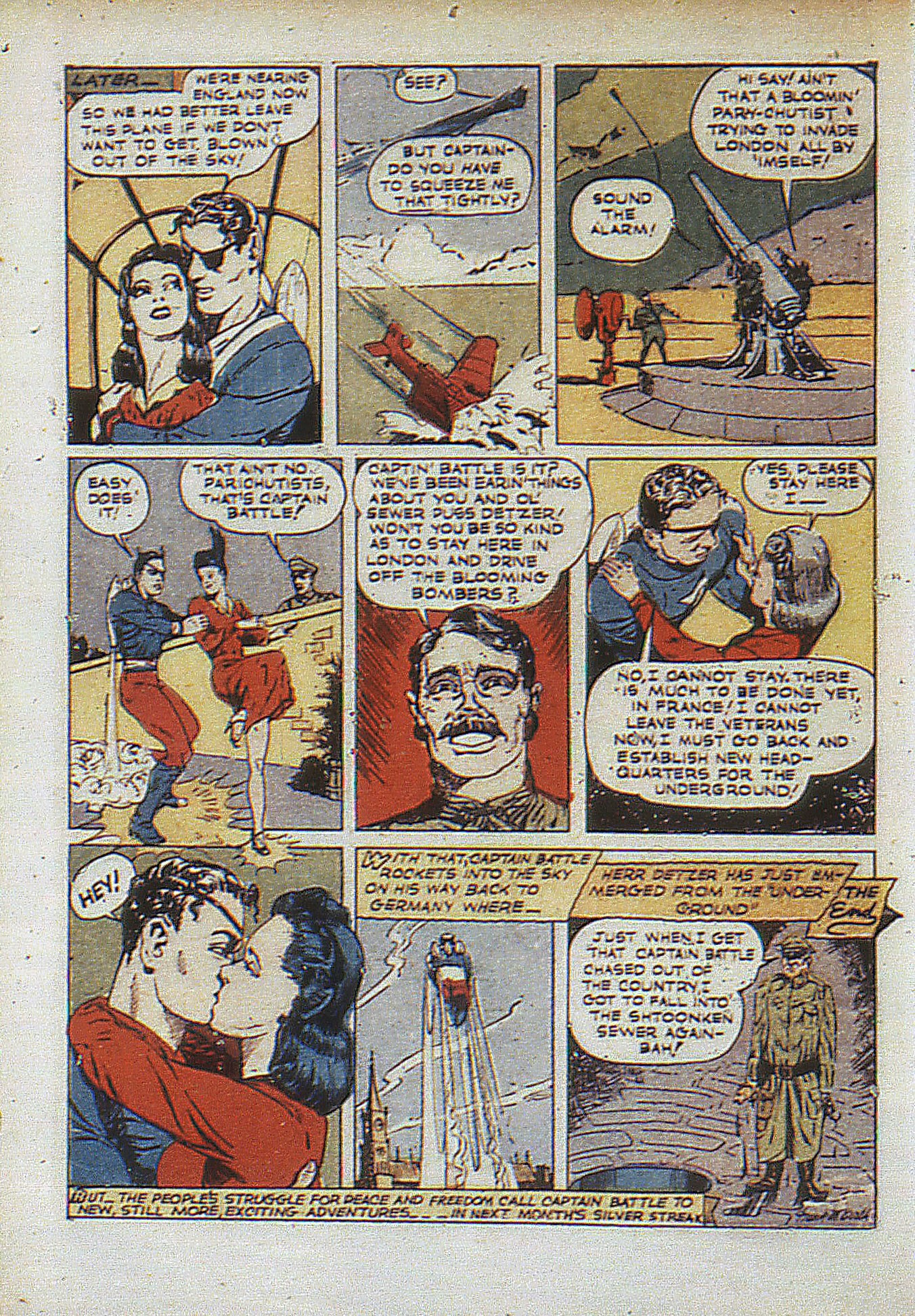 Read online Captain Battle Comics comic -  Issue #1 - 18