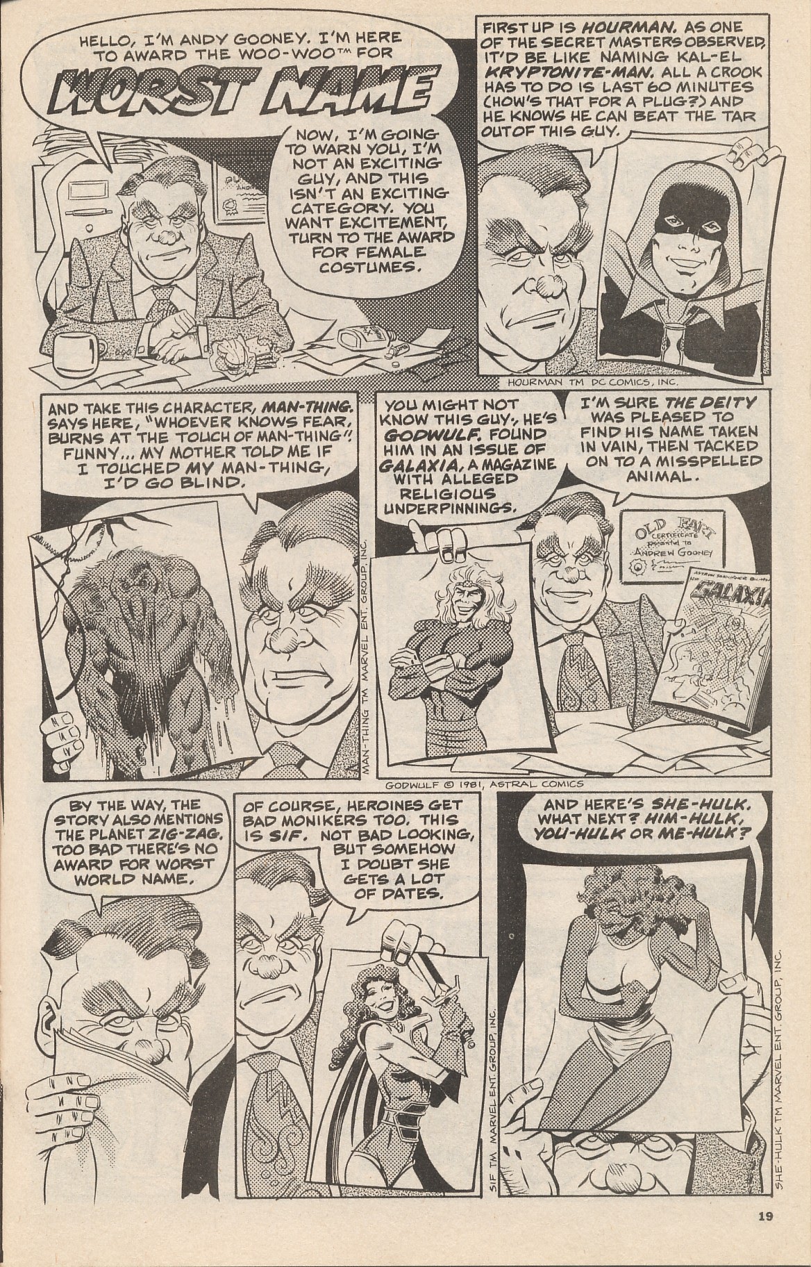 Read online World's Worst Comics Awards comic -  Issue #1 - 21