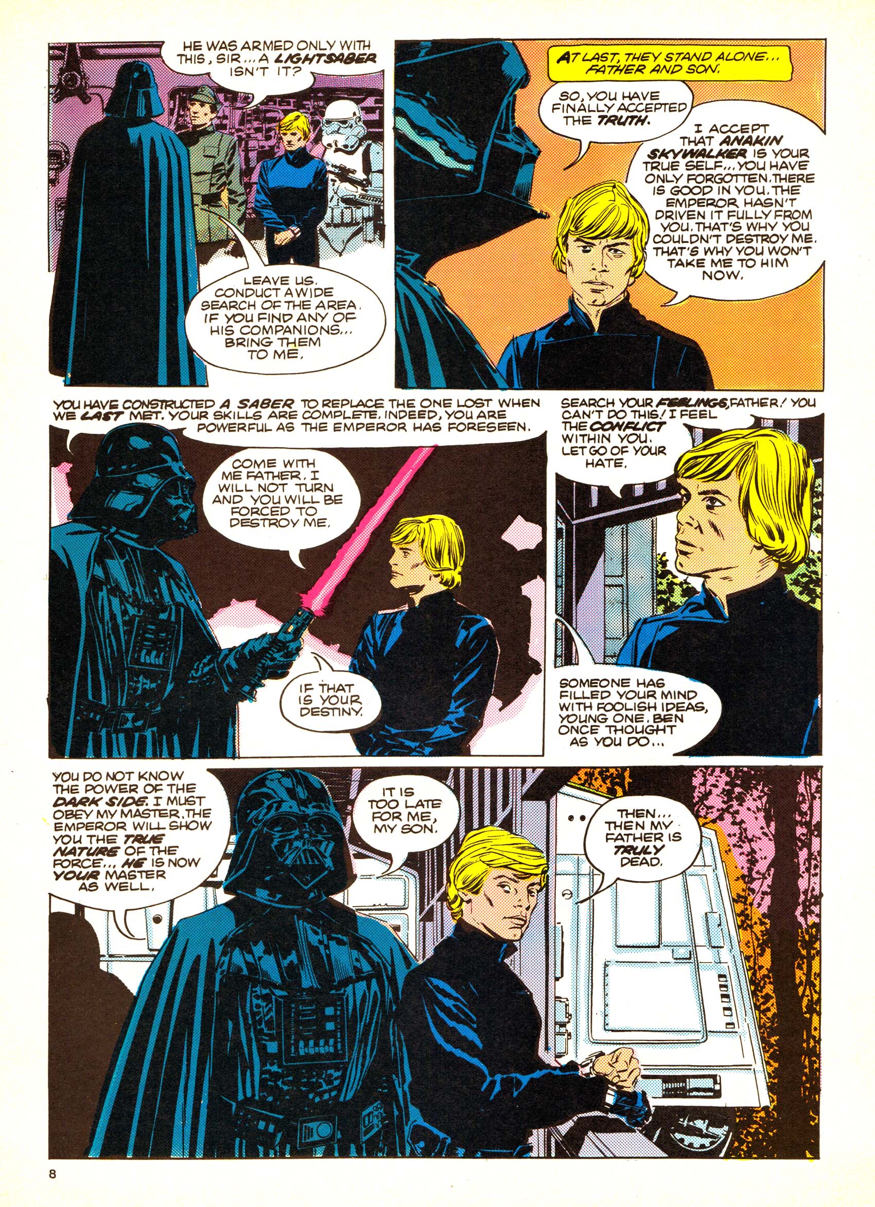 Read online Return of the Jedi comic -  Issue #154 - 8