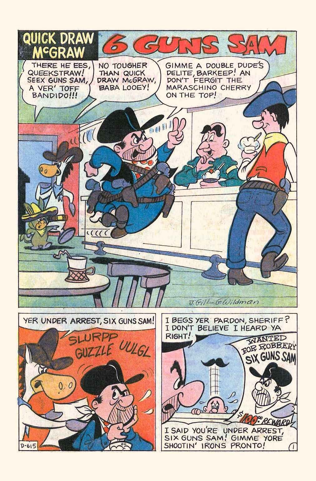 Read online Quick Draw McGraw comic -  Issue #1 - 6