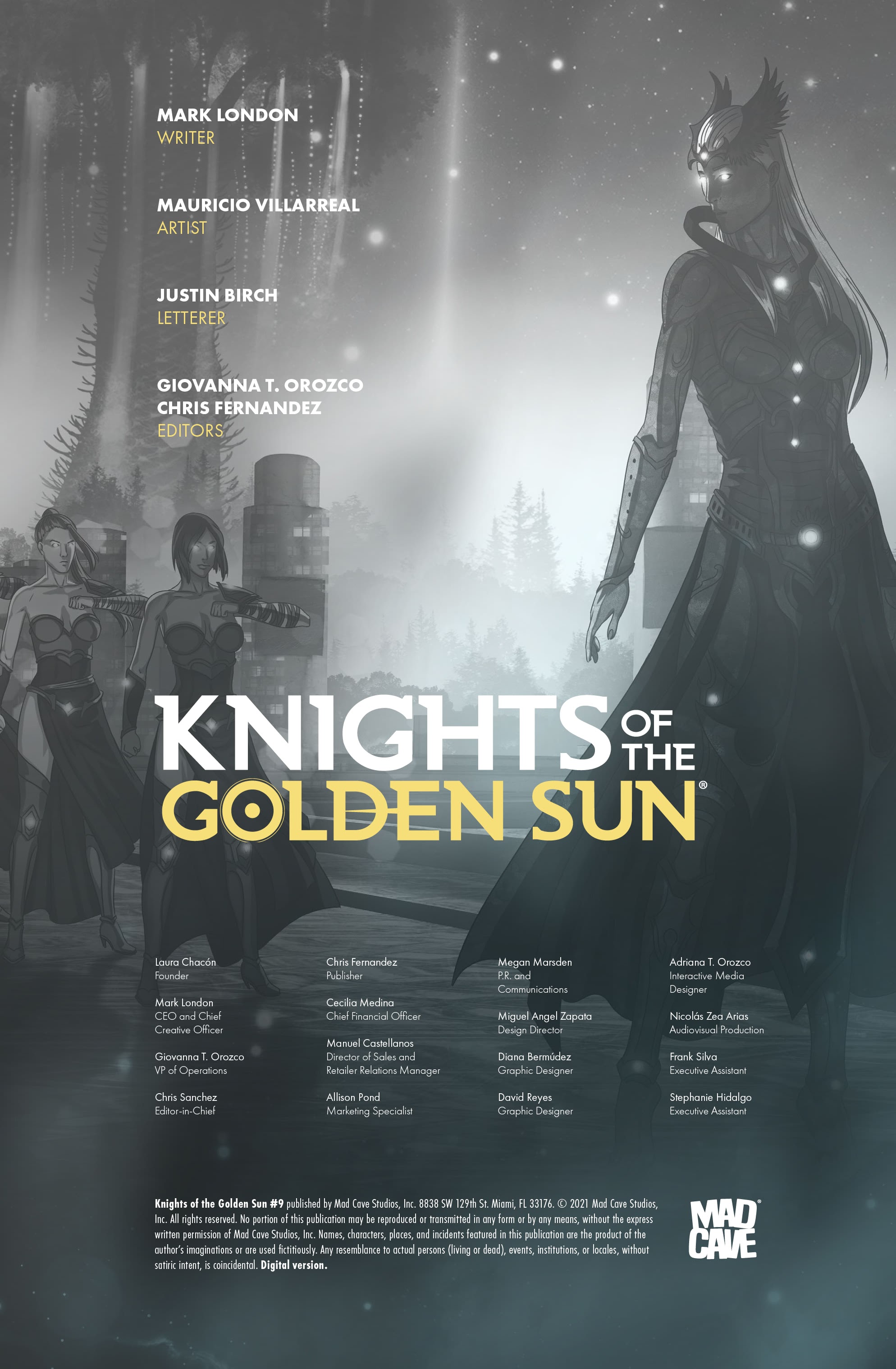 Read online Knights of the Golden Sun comic -  Issue #9 - 2