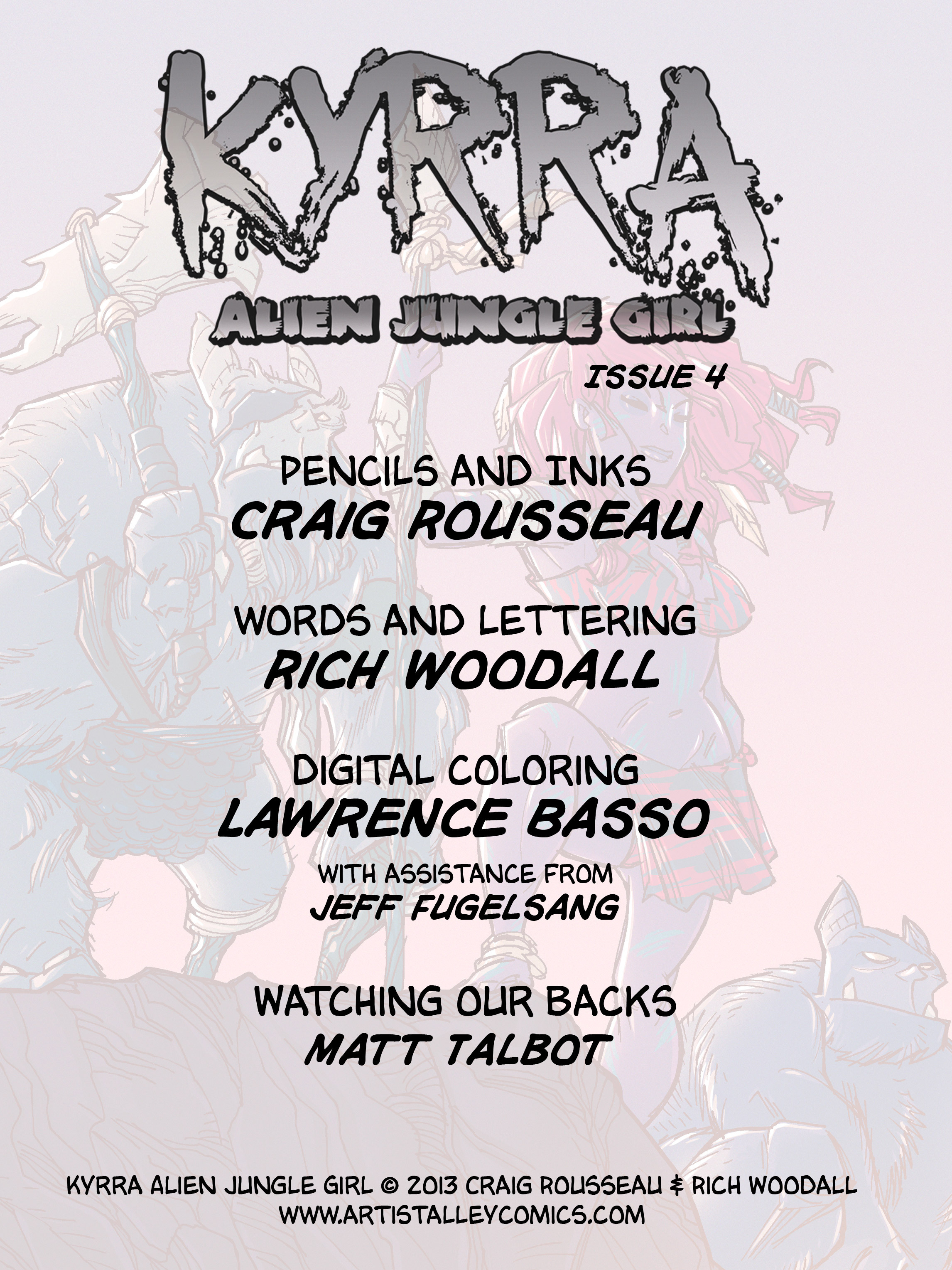 Read online Kyrra: Alien Jungle Girl comic -  Issue #4 - 2