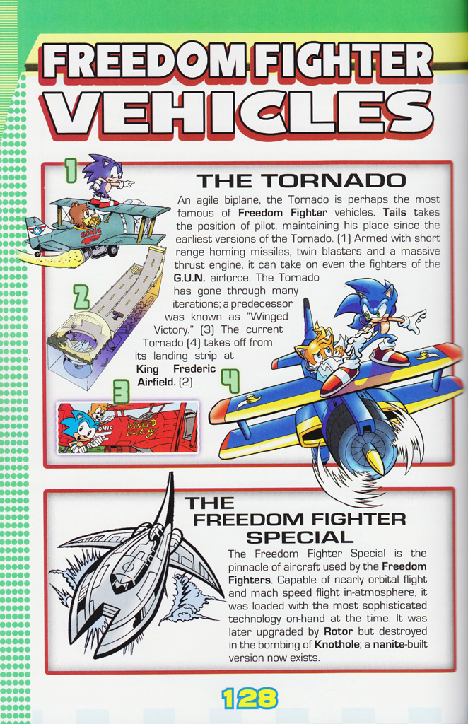 Read online Sonic the Hedgehog: The Complete Sonic Comic Encyclopedia comic -  Issue # TPB - 130