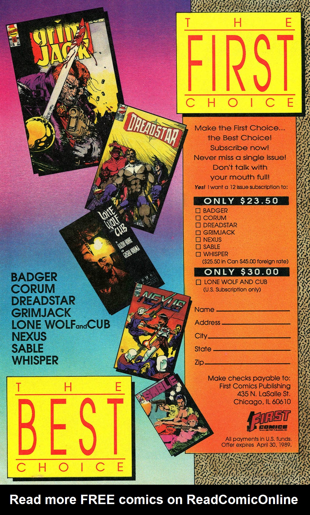 Read online Grimjack comic -  Issue #61 - 15