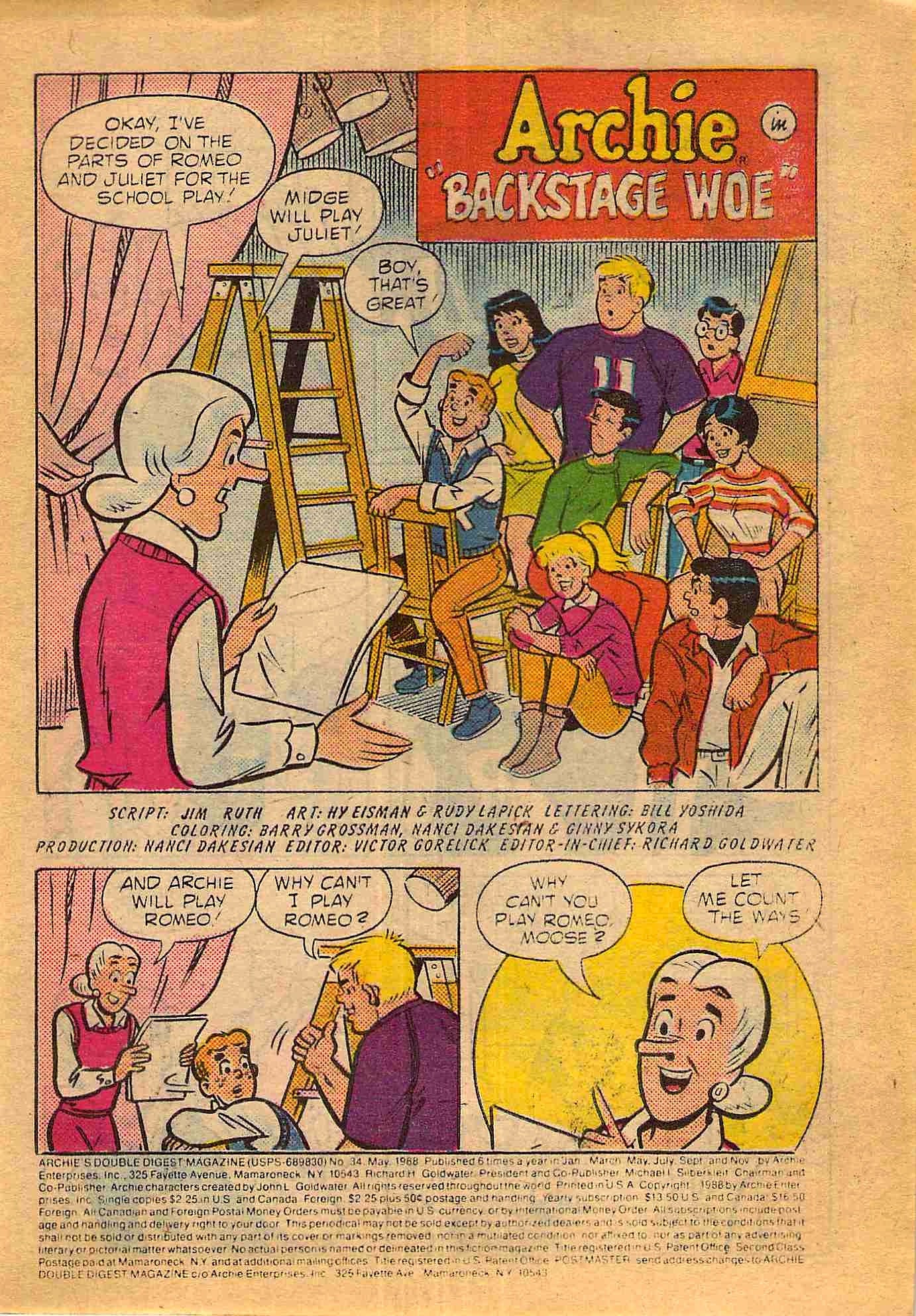 Read online Archie's Double Digest Magazine comic -  Issue #34 - 3