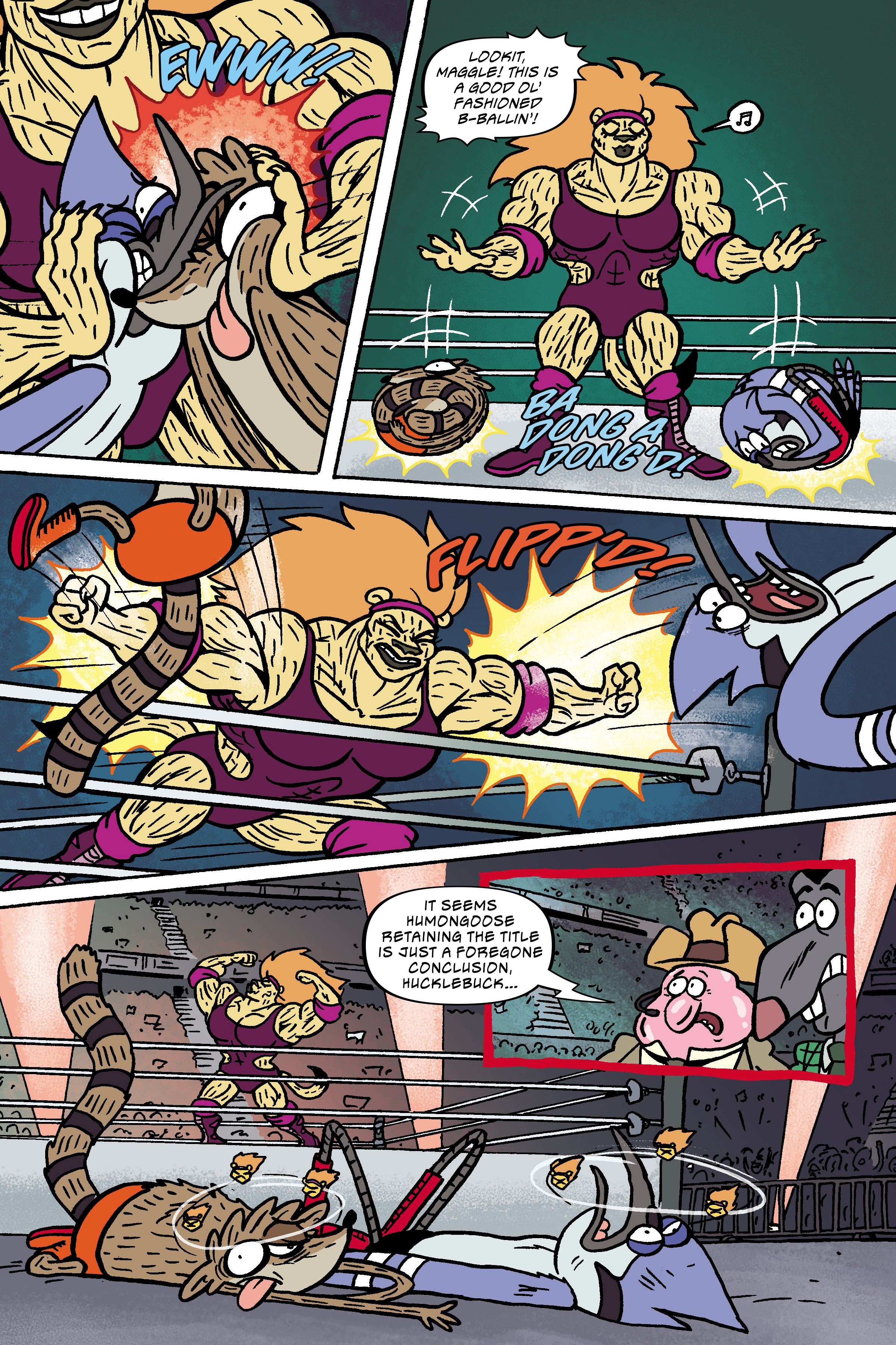 Read online Regular Show: Wrasslesplosion comic -  Issue # TPB - 81