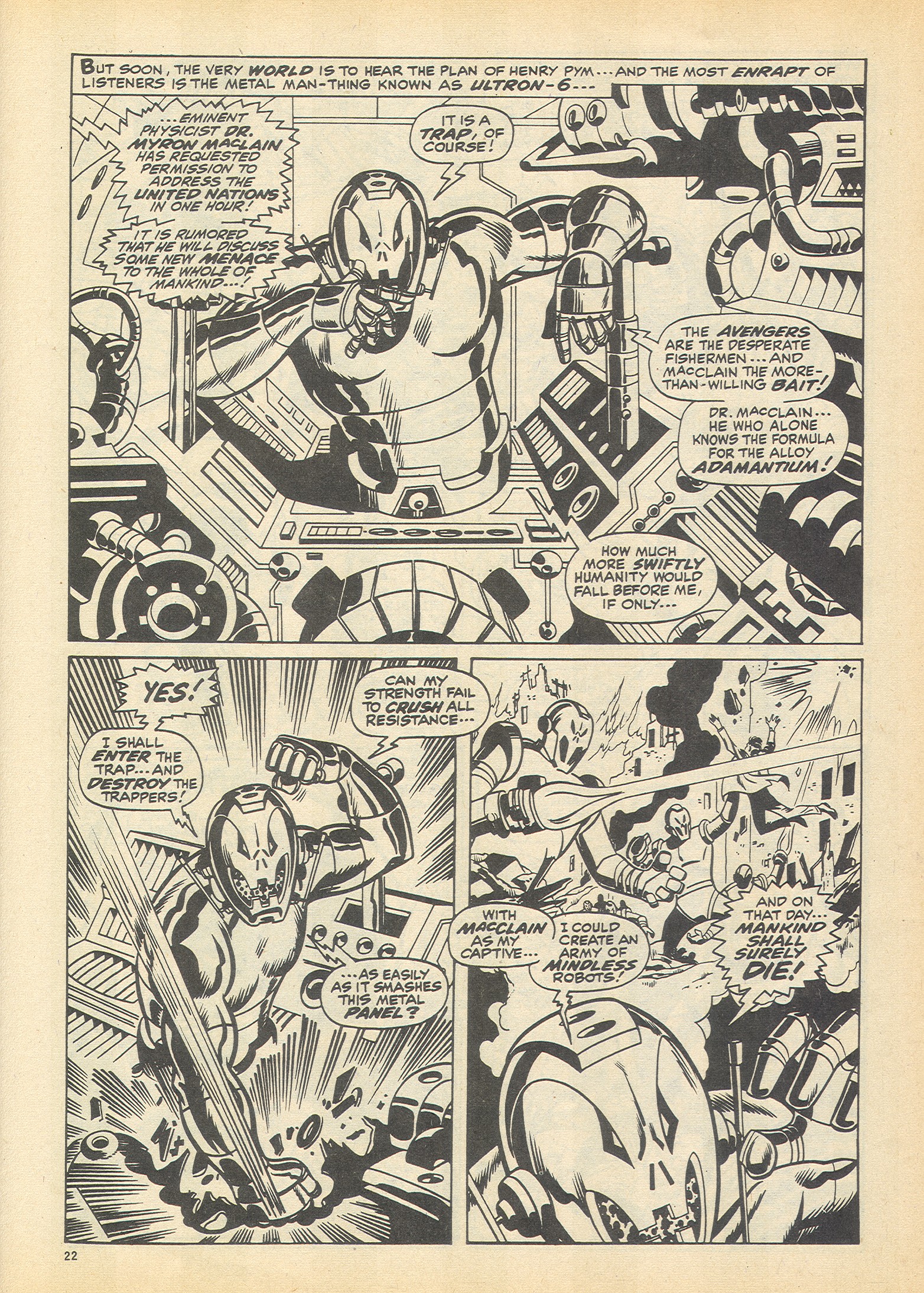 Read online The Avengers (1973) comic -  Issue #102 - 22