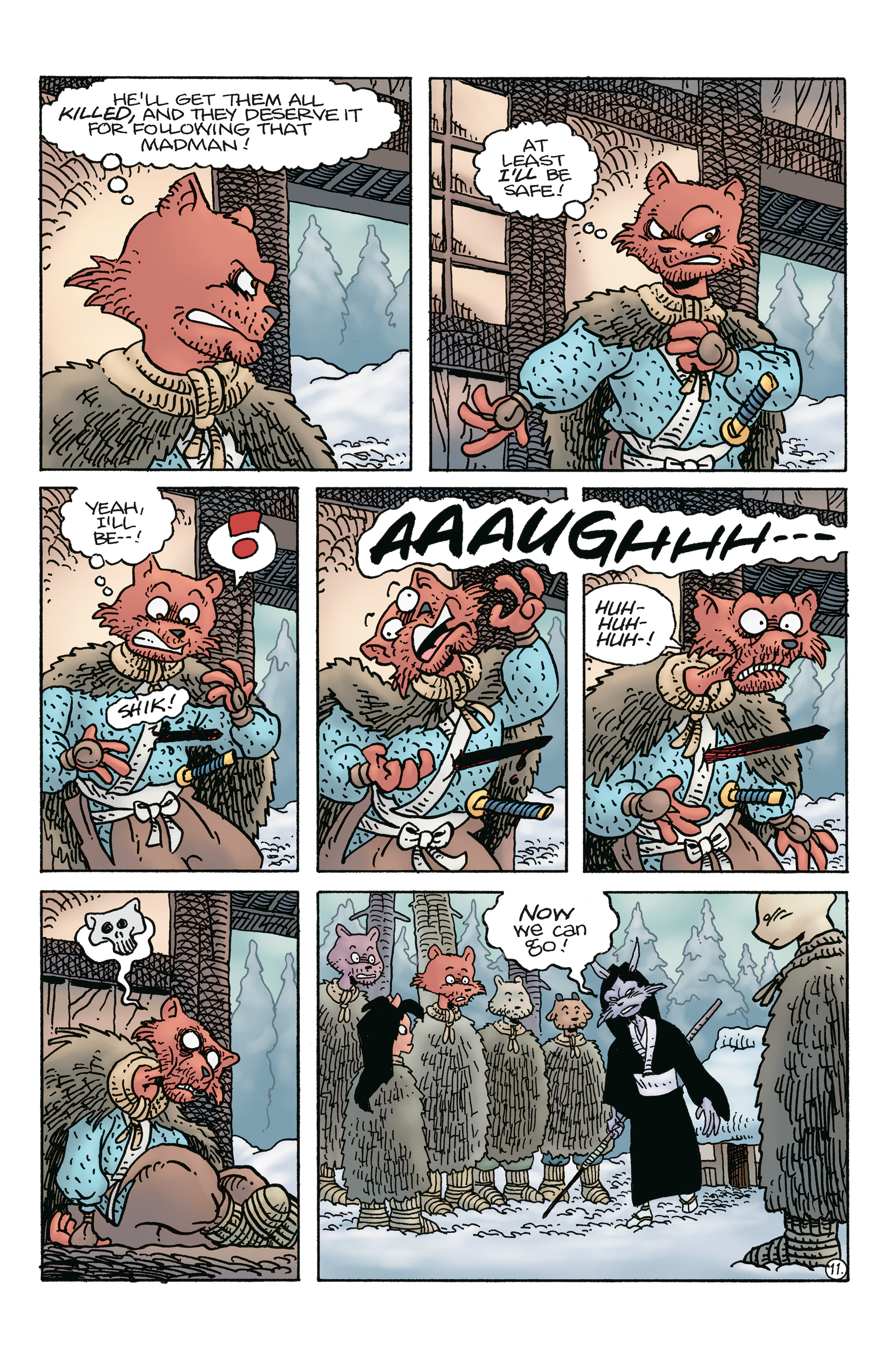 Read online Usagi Yojimbo: Ice and Snow comic -  Issue #2 - 13