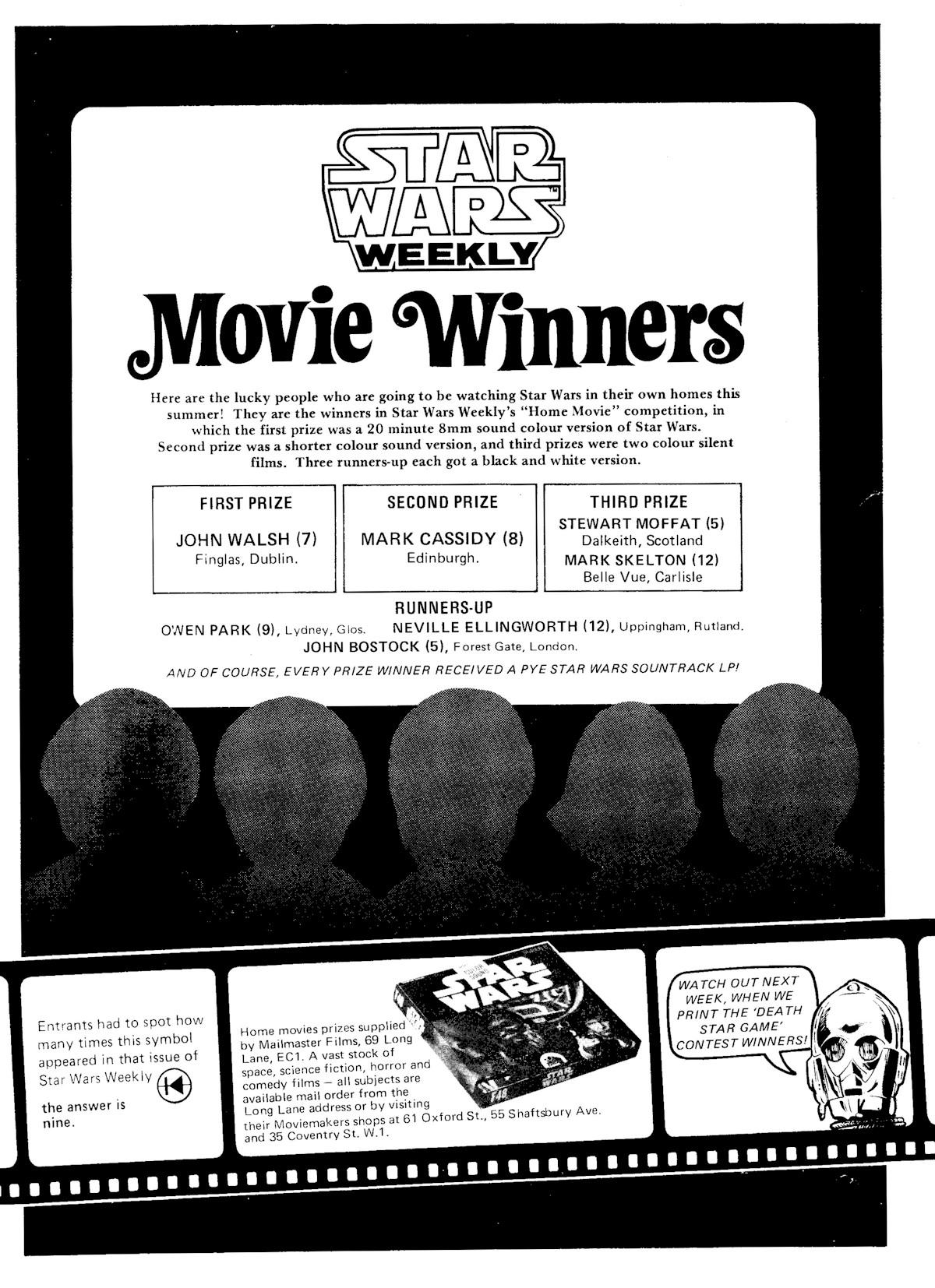 Read online Star Wars Weekly comic -  Issue #17 - 27