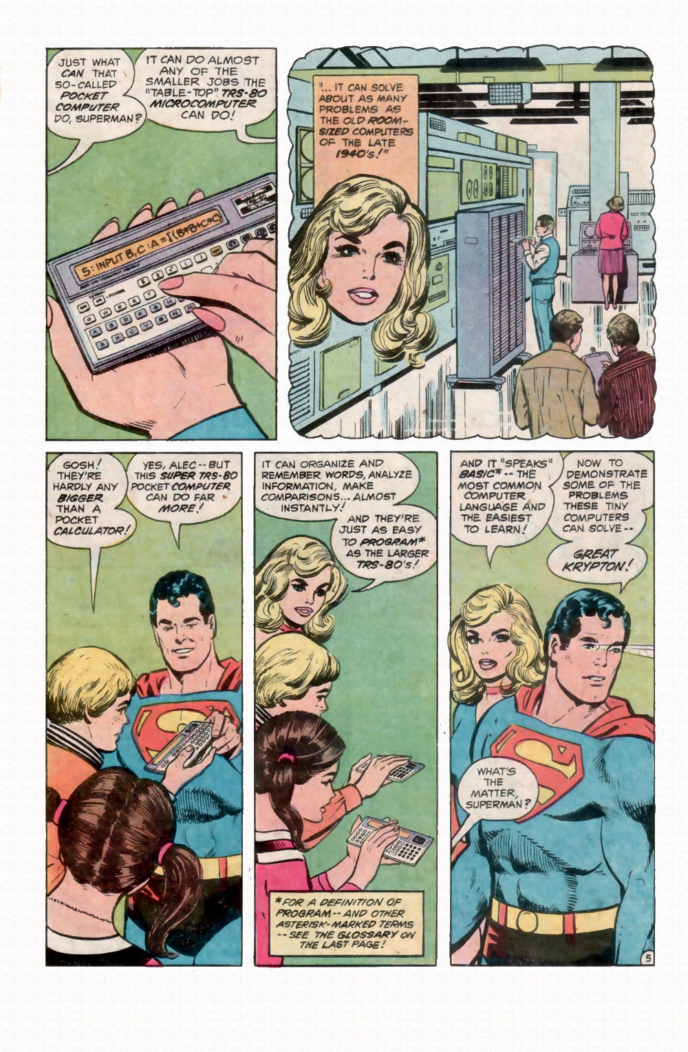 Read online Superman in "Victory by Computer" comic -  Issue # Full - 6