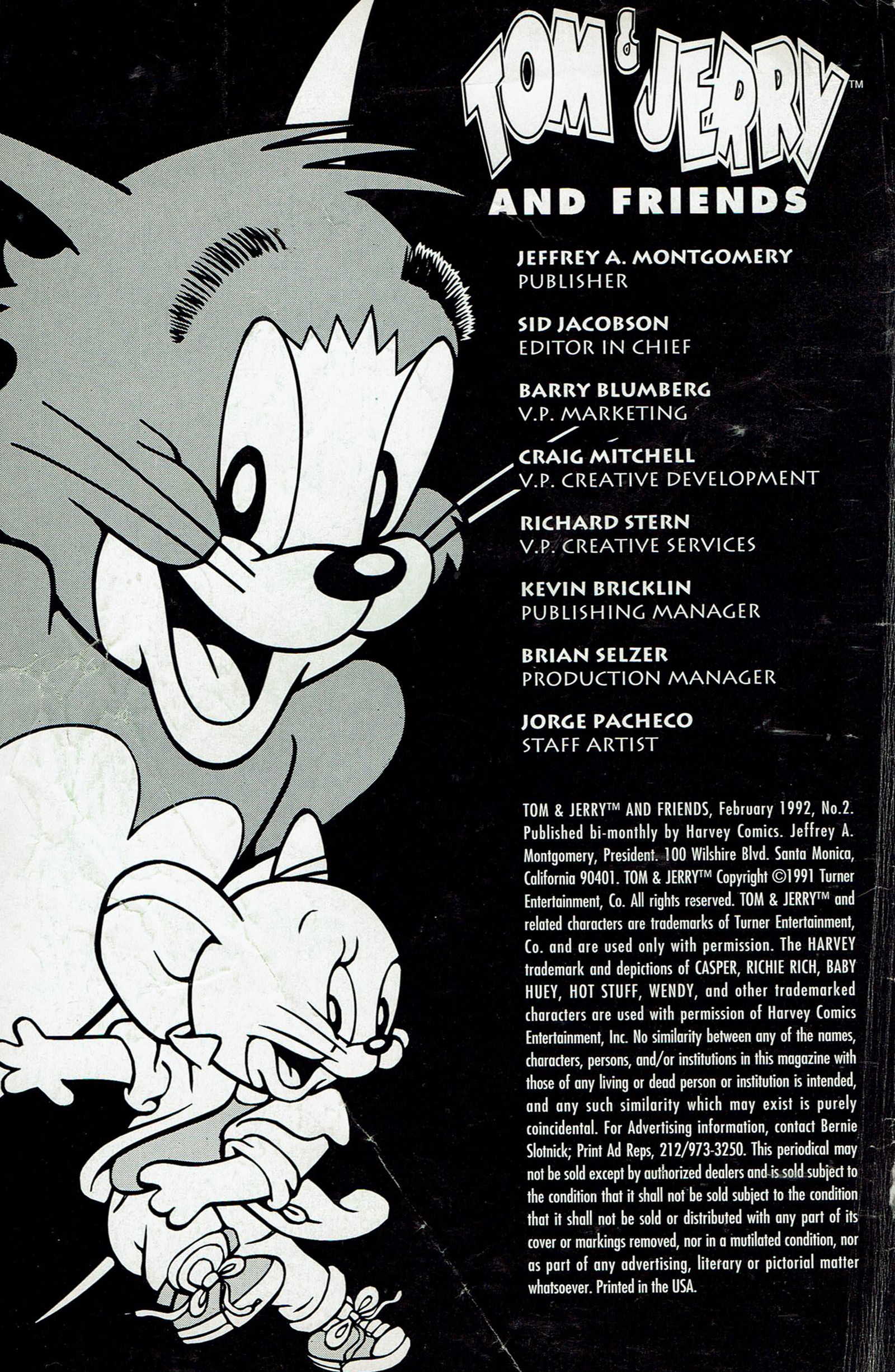 Read online Tom & Jerry and Friends comic -  Issue #2 - 2