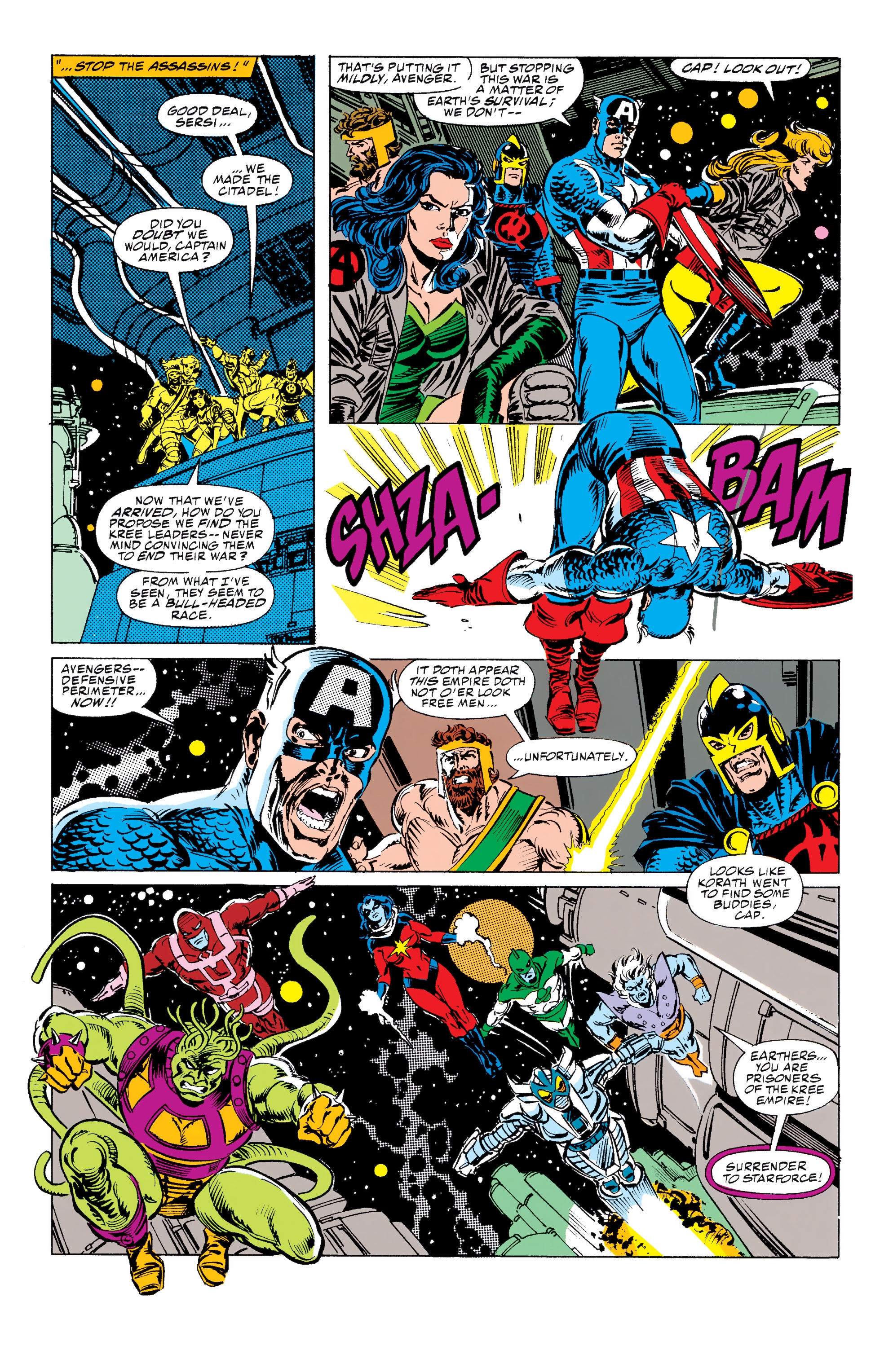 Read online Avengers Epic Collection: Operation Galactic Storm comic -  Issue # TPB (Part 3) - 54