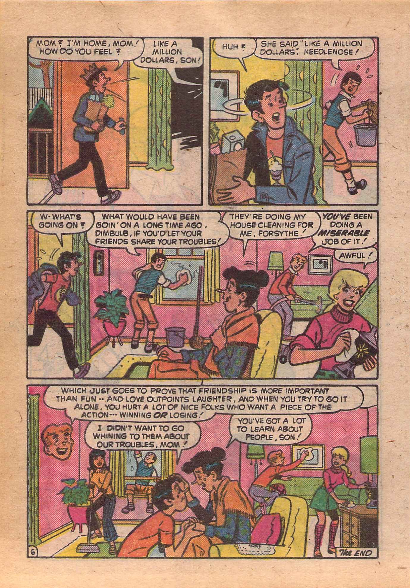 Read online Archie's Double Digest Magazine comic -  Issue #34 - 188