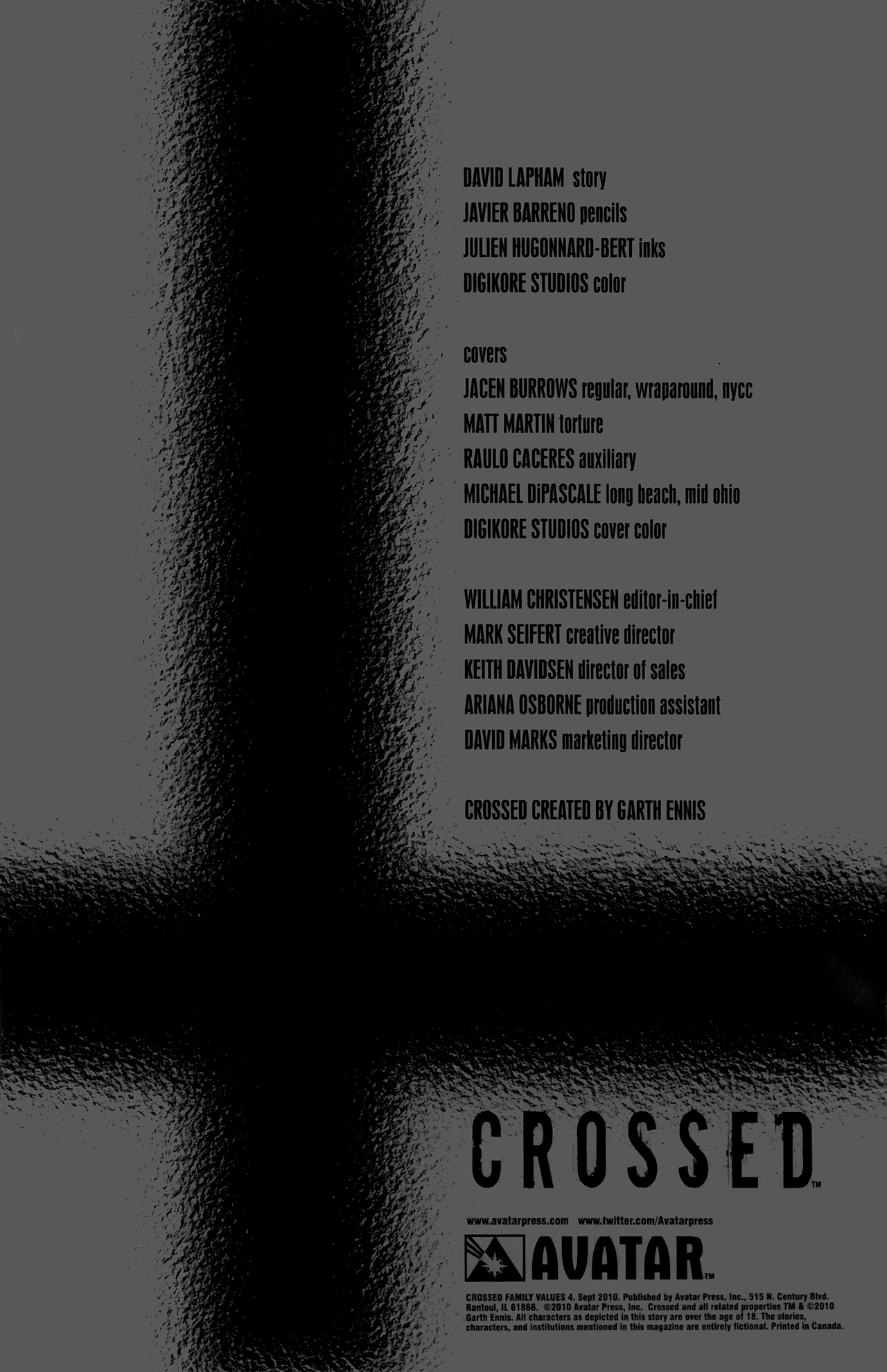 Read online Crossed: Family Values comic -  Issue #4 - 4