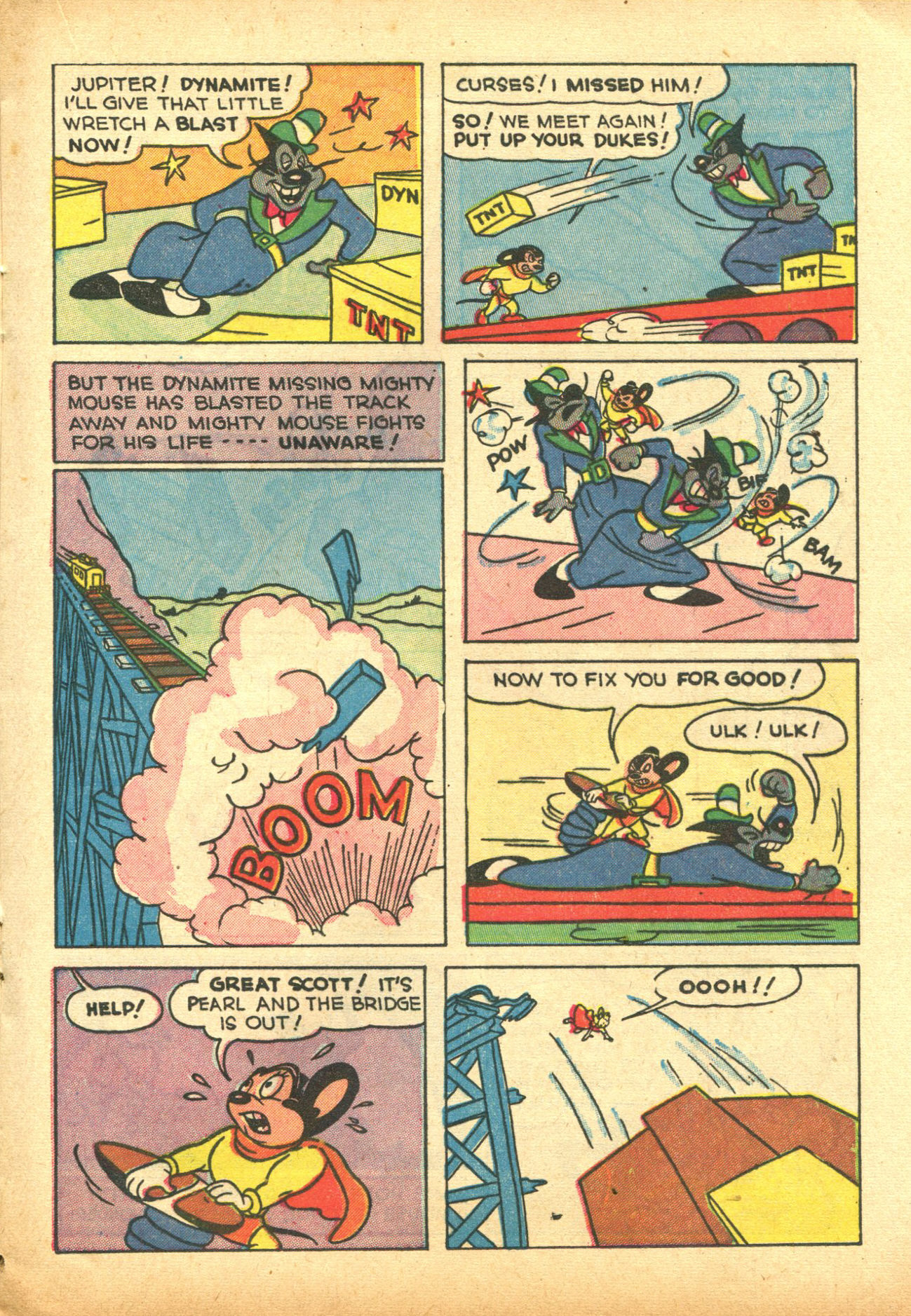Read online Paul Terry's Mighty Mouse Comics comic -  Issue #9 - 17