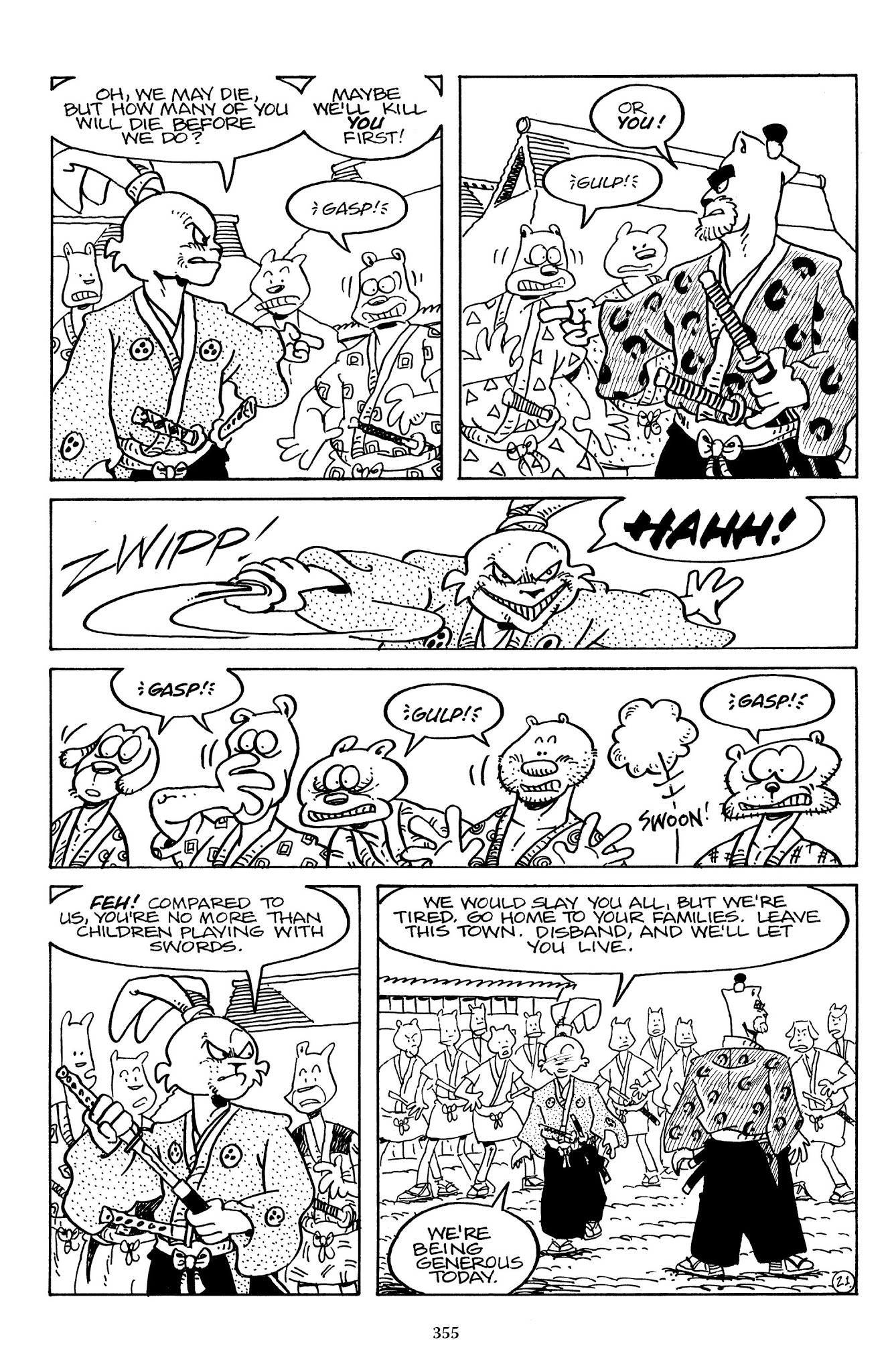 Read online The Usagi Yojimbo Saga comic -  Issue # TPB 7 - 350