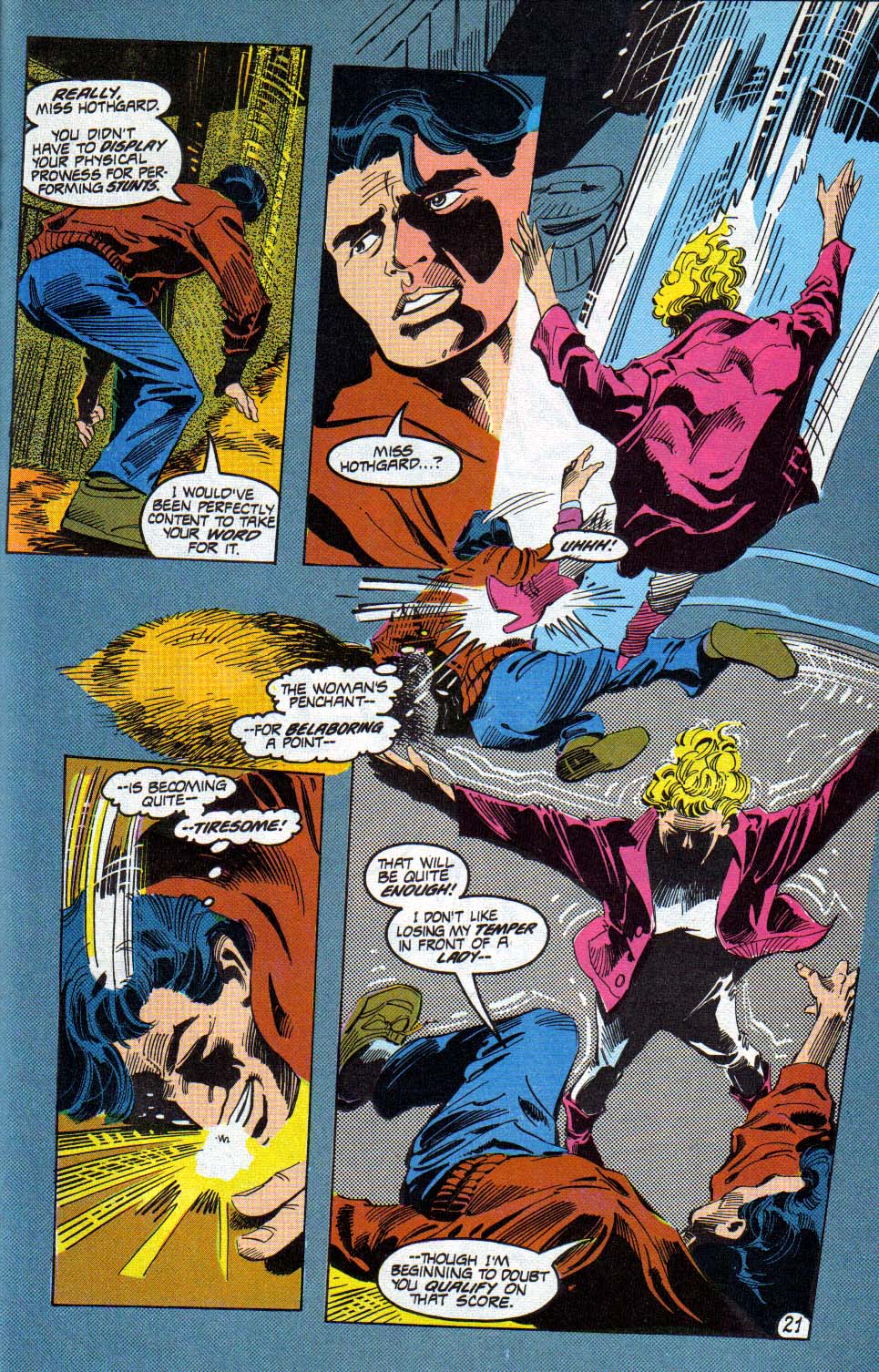 Read online Silverblade comic -  Issue #6 - 22