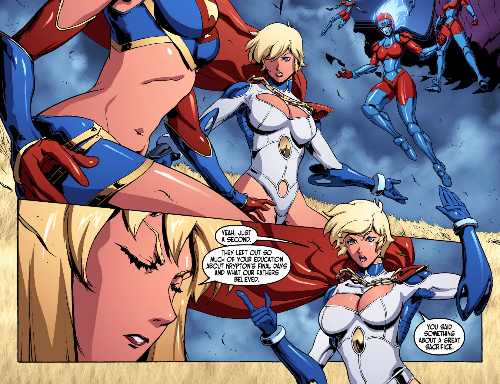 Read online Ame-Comi: Supergirl comic -  Issue #1 - 16